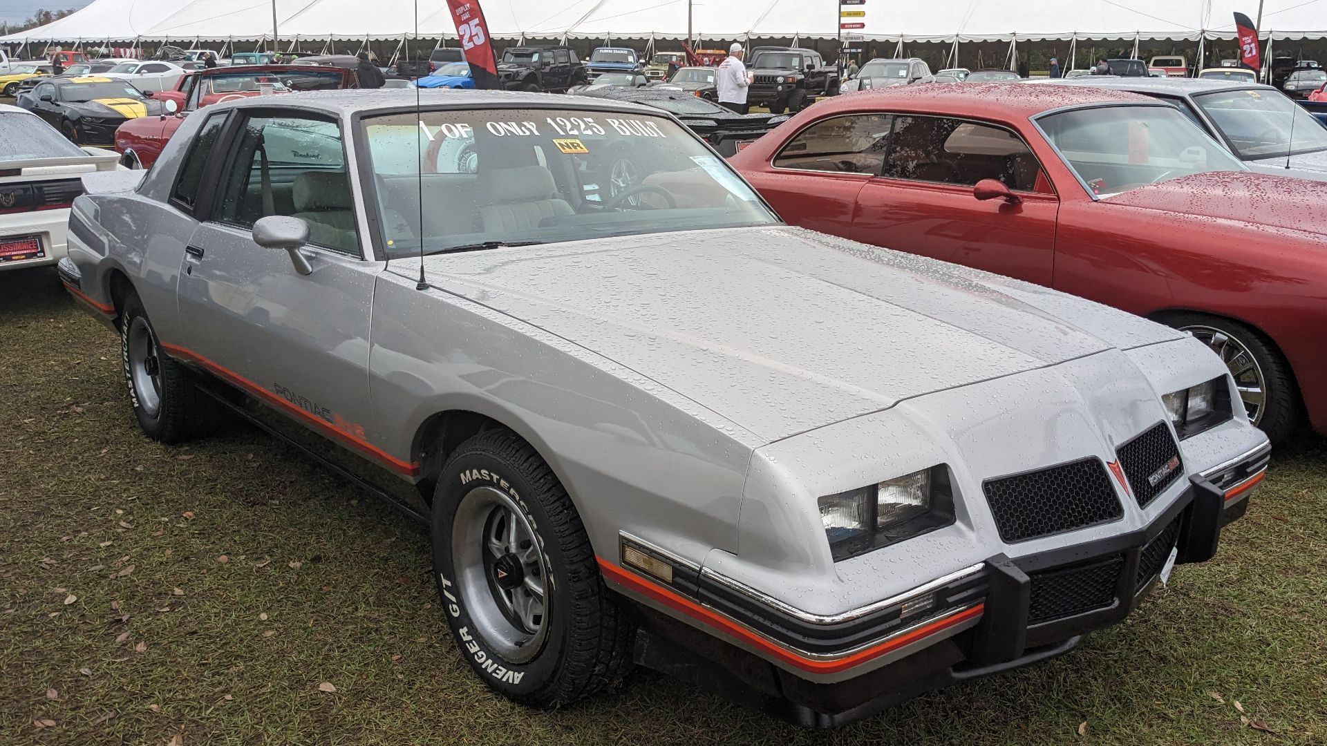 a 1986 Pontiac Grand Prix 2+2 Aerocoupe at Mecum Auctions' Kissimmee 2024 Auction