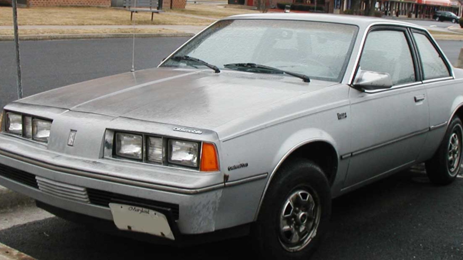 1986-1987 Oldsmobile Firenza photographed in College Park, Maryland, USA.