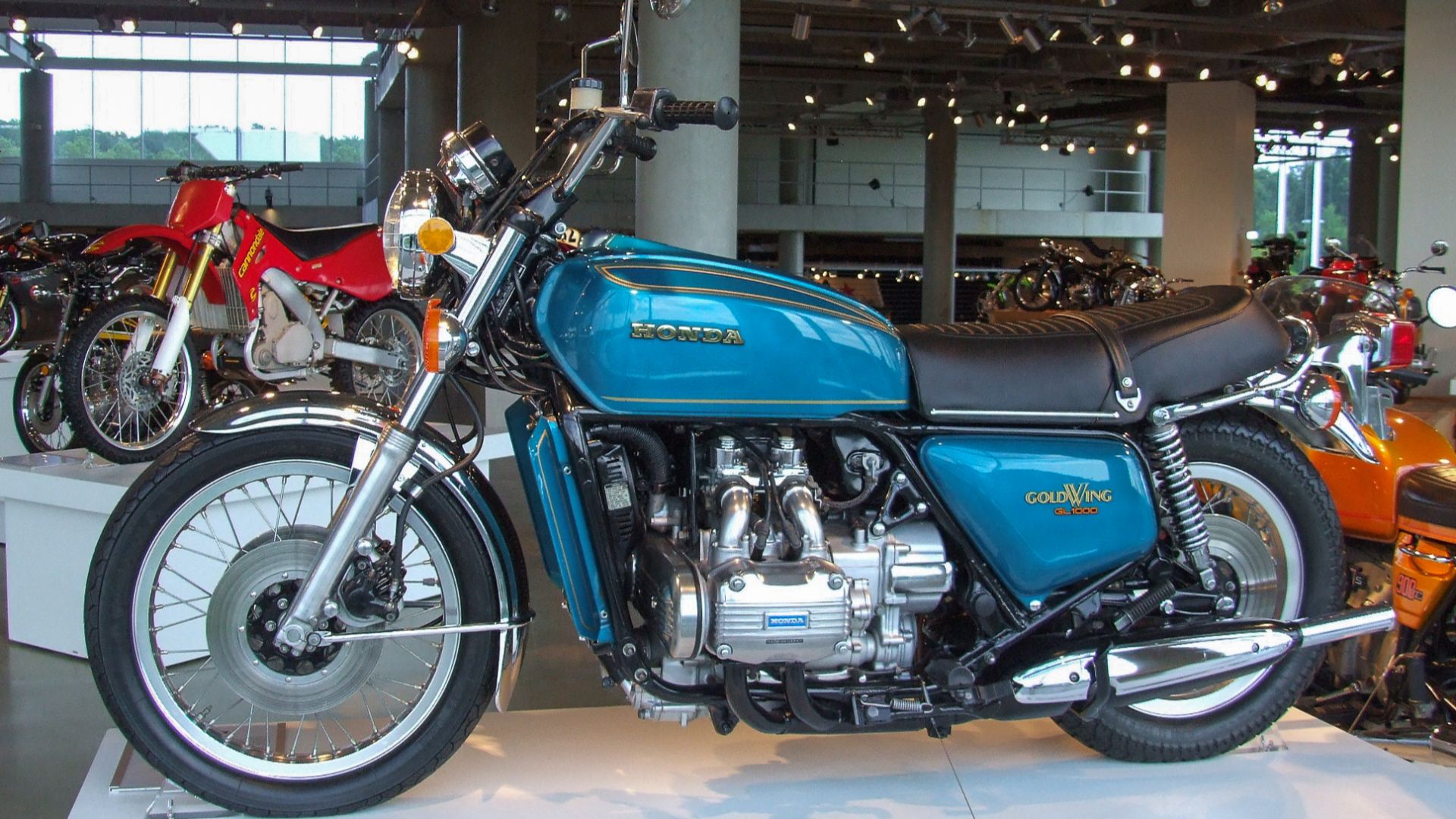 Honda Gold Wing GL1000 (1975) im Barber Vintage Motorsports Museum, Birmingham Alabama USA