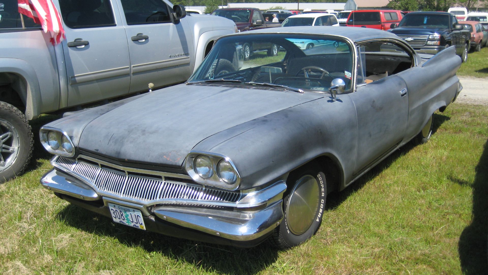 Spotted in the parking lot at the Monroe, Washington car swap meet, May 2017.