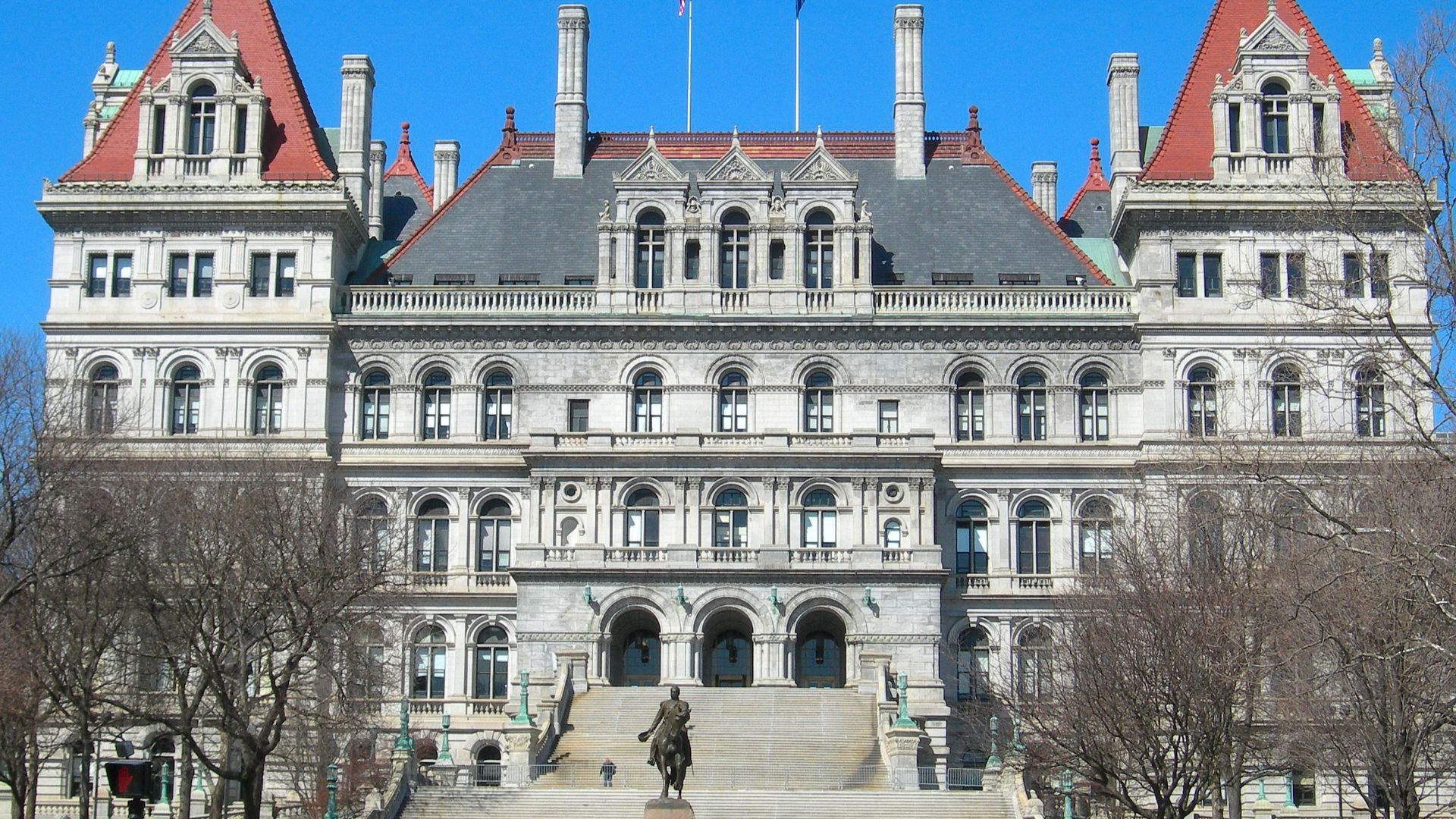 The New York State Capitol.
