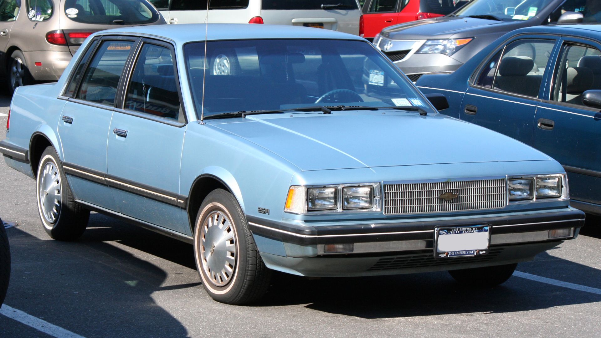 1986 Chevrolet Celebrity sedan with the 2.5FI four-cylinder engine