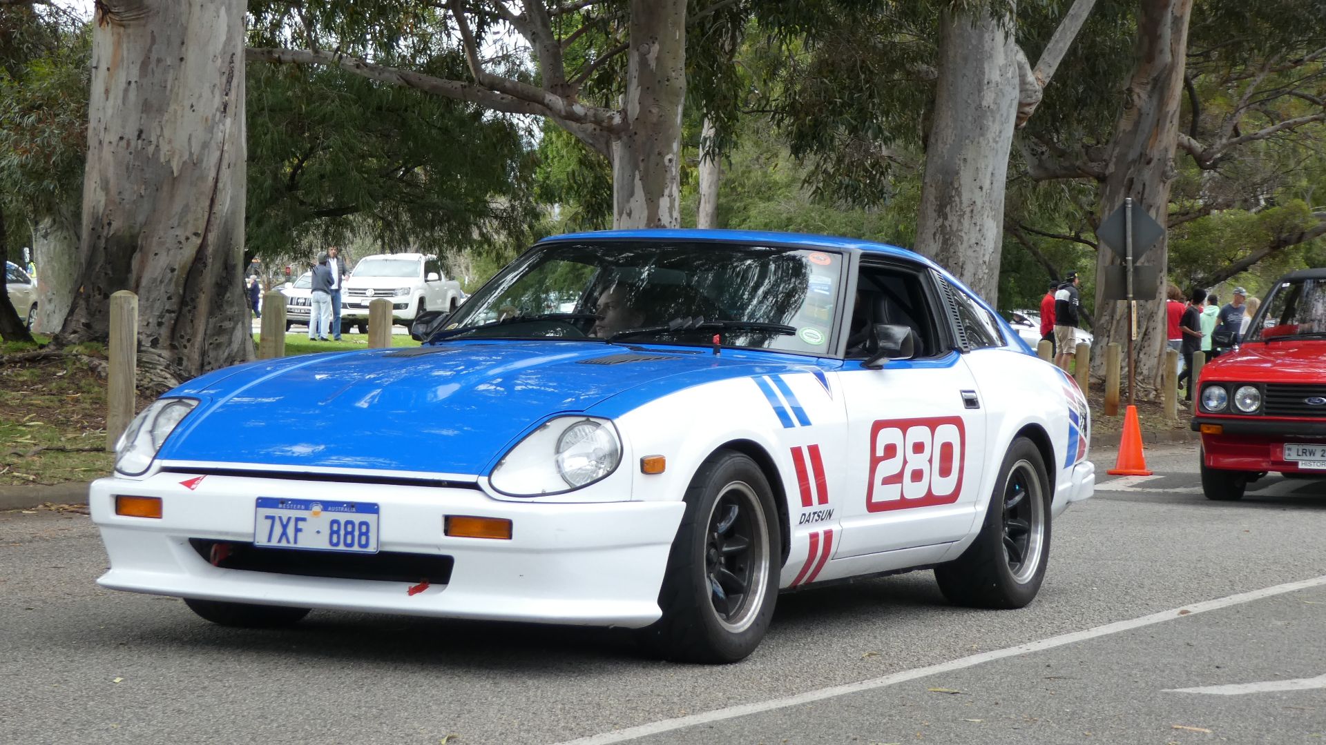 A 1978 Datsun 280ZX, seen at UWA Car Park 3 in Crawley.