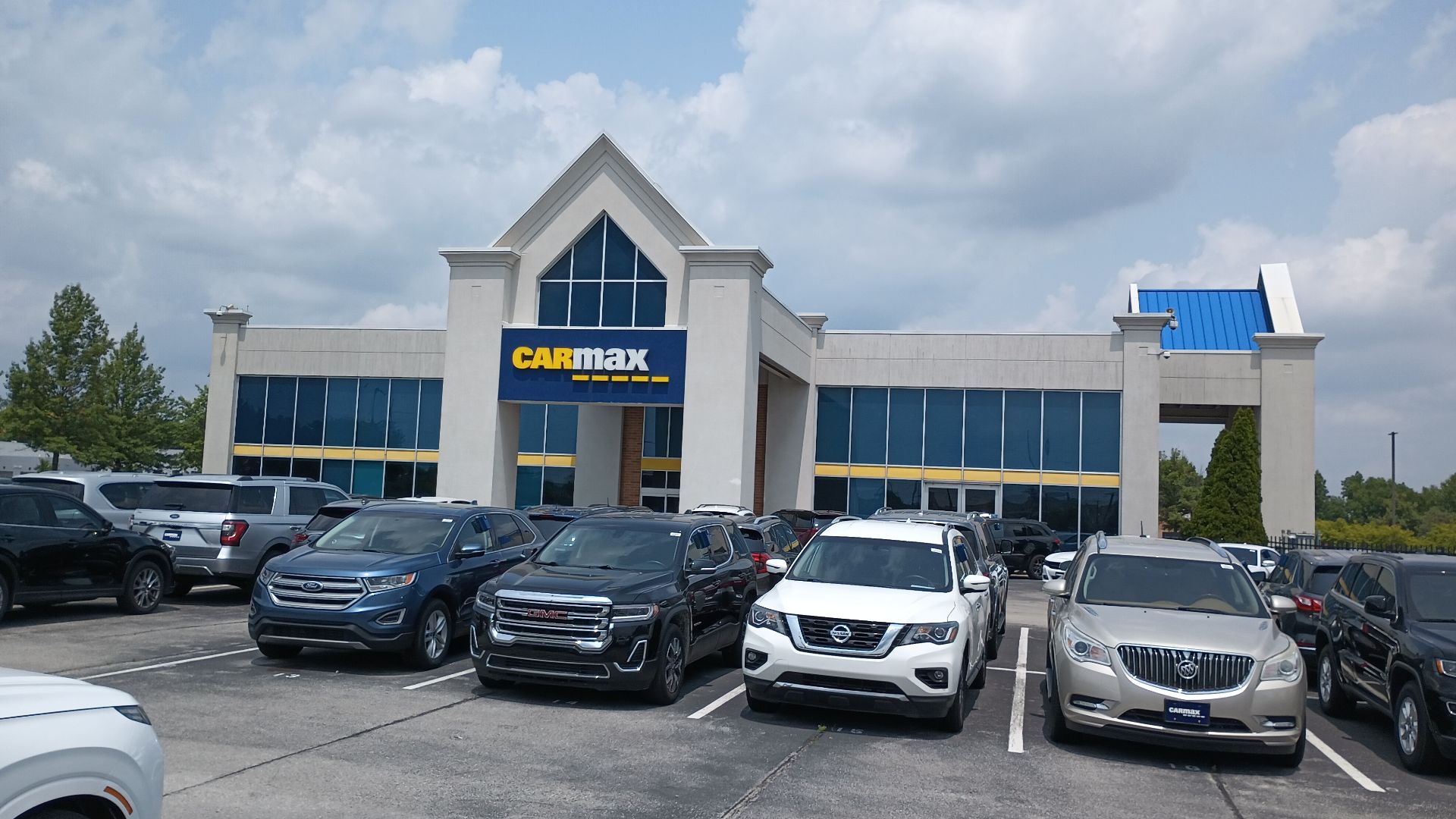 A CarMax dealership in Carmel.