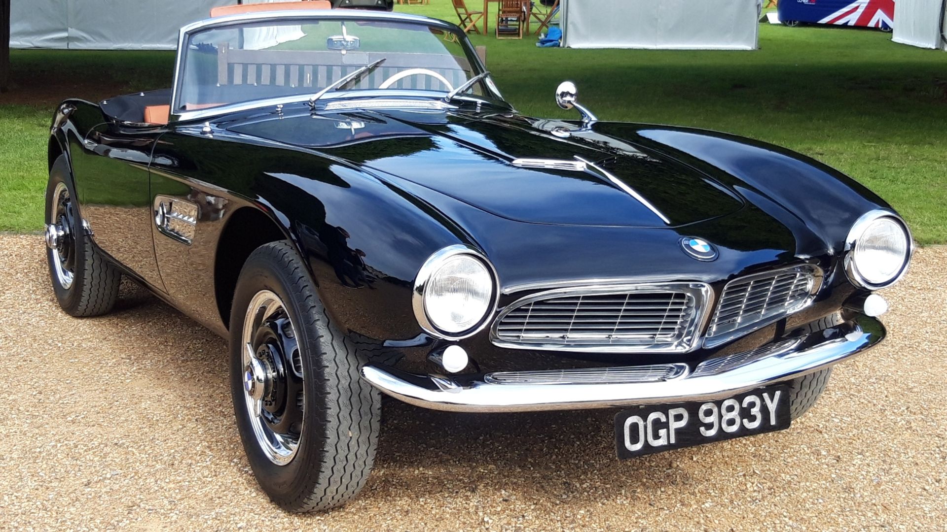 A BMW 507 taken at the Hampton Court Concours 2020.