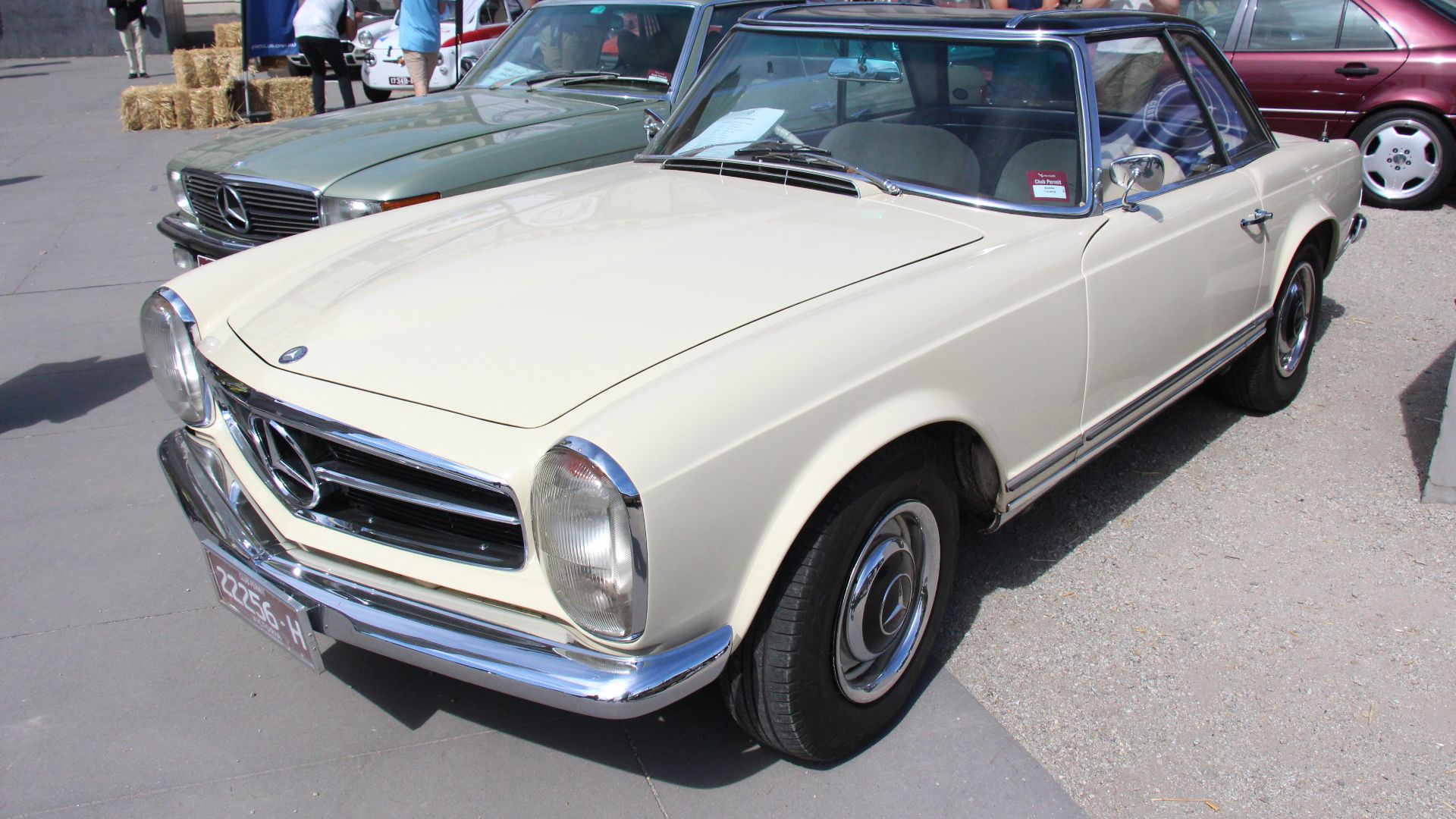 The Mercedes-Benz SL-Class is a grand touring car manufactured by Mercedes since 1954 spanning through six generations. The designation SL derives from the German Sportlich-Leicht, (English: Sport Lightweight). The SL designation was first applied to the 