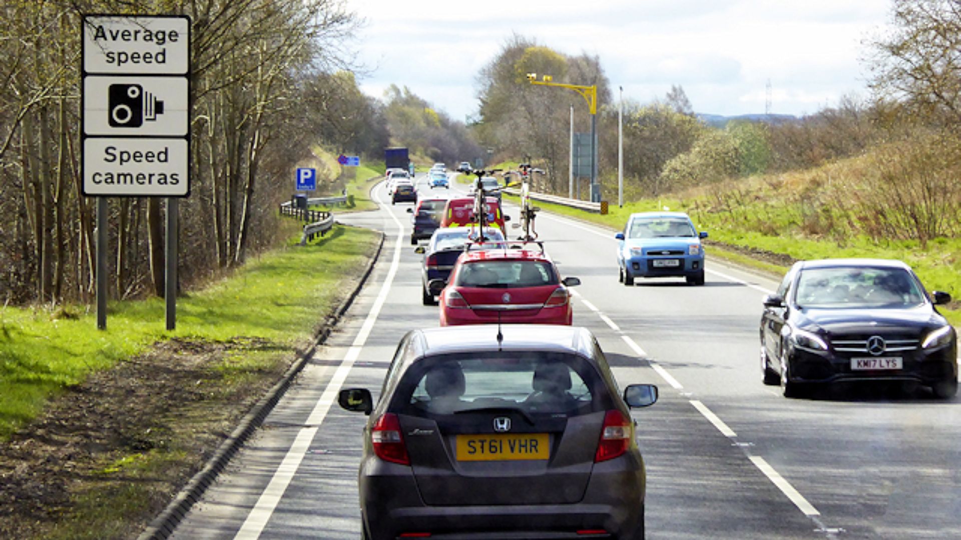 Speed Cameras on the A9 north of Luncarty