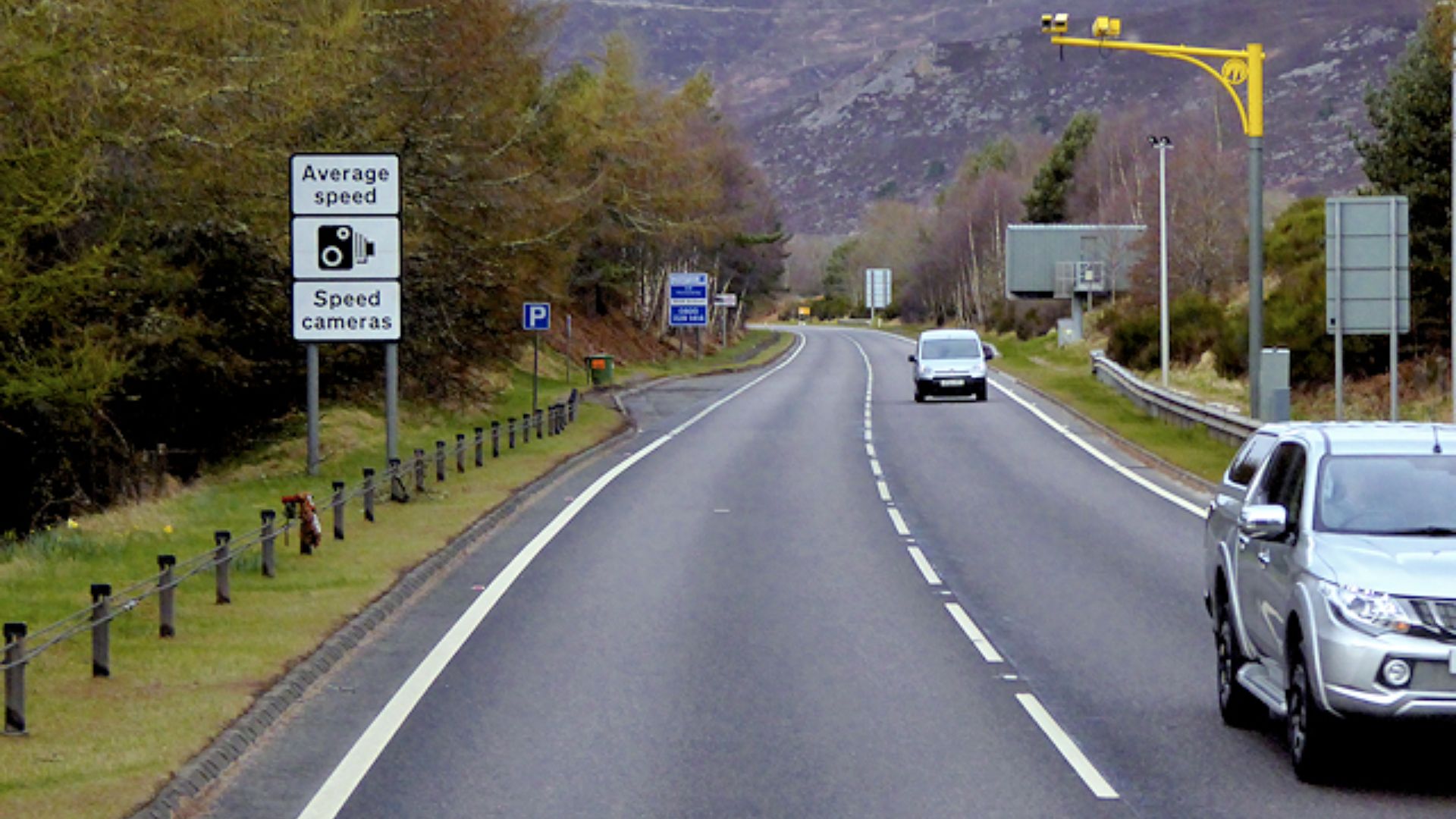 Speed Cameras on the A9 near Layby 130
