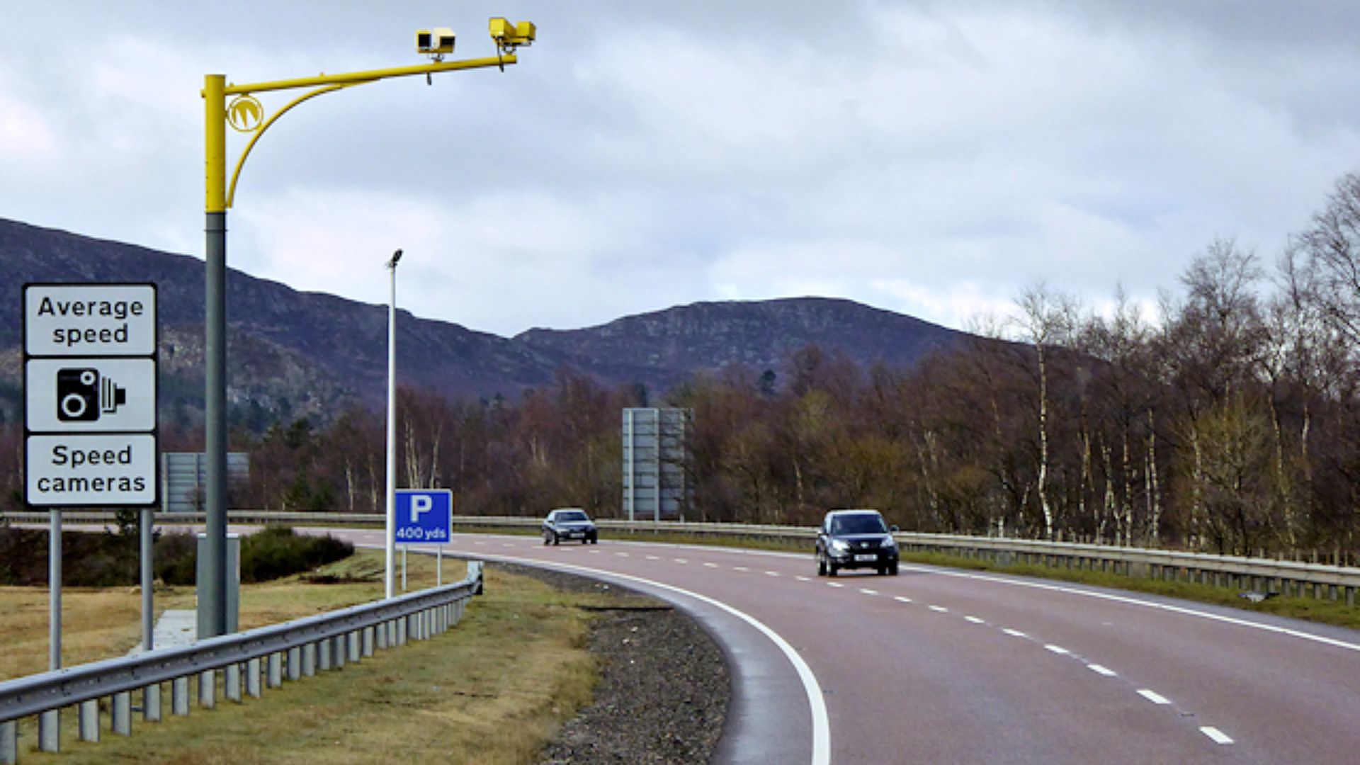 Average Speed Cameras on the A9 near Raliabeag