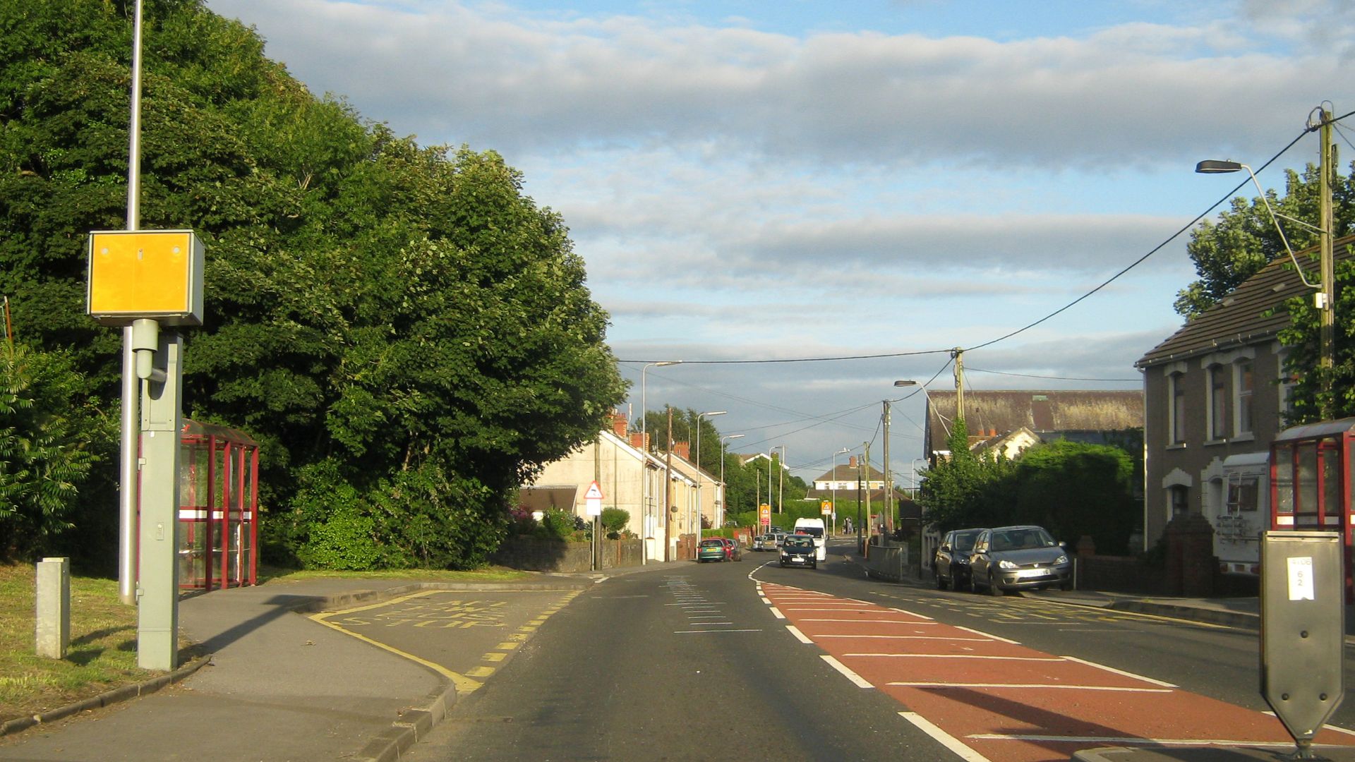 Speed camera in Pwll
