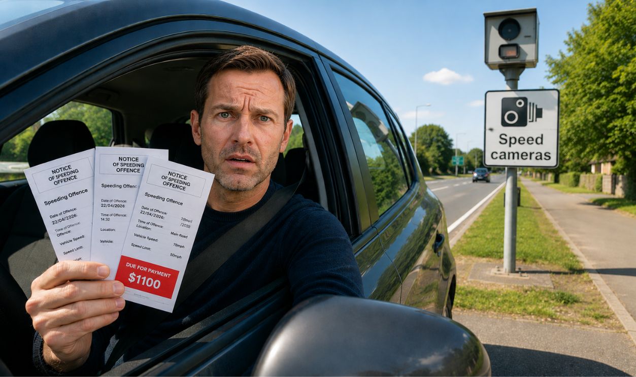 My city installed speed cameras on my commute and I've gotten three tickets in a month