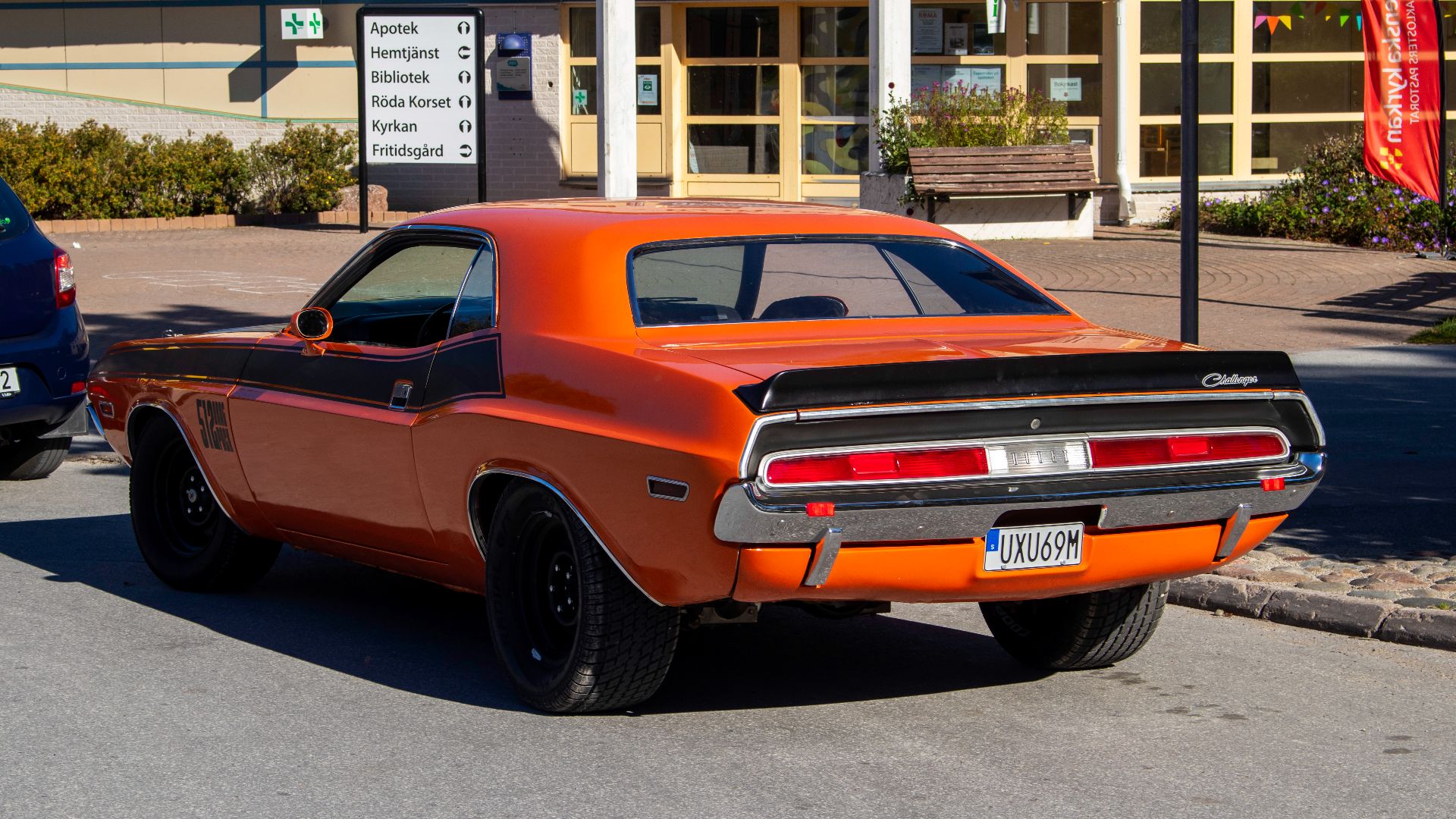 Dodge Challenger de 1970 en Roma, Gotland.