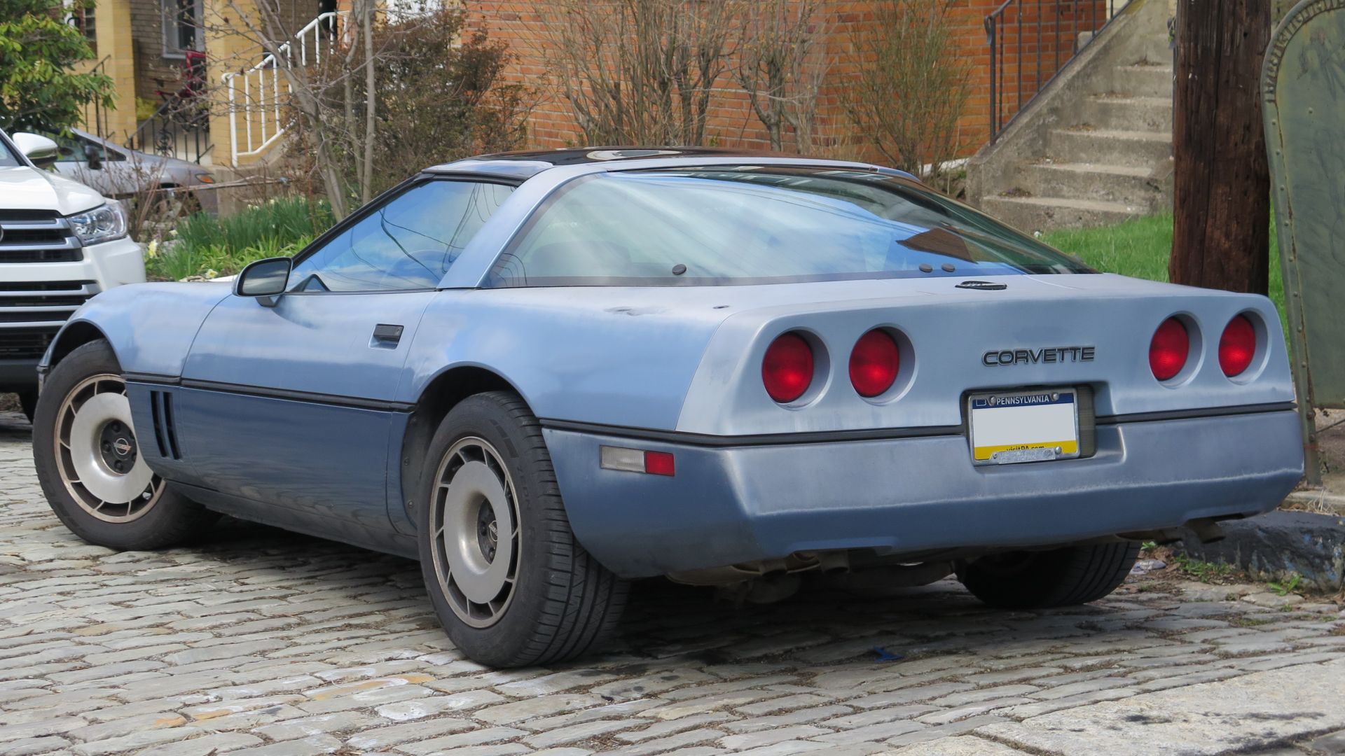 1984 Chevrolet Corvette photographed in Pittsburgh, Pennsylvania.