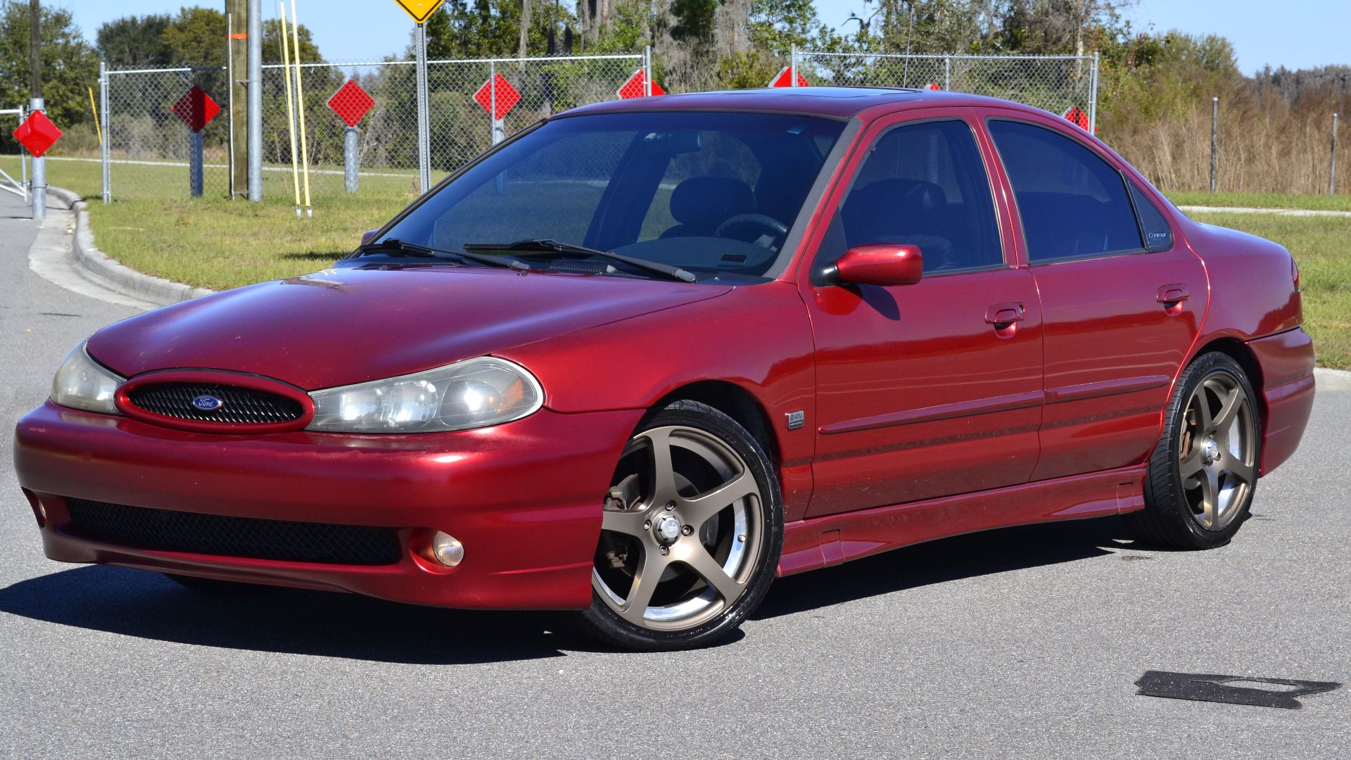 Toreador Red 1998 Ford Contour SVT