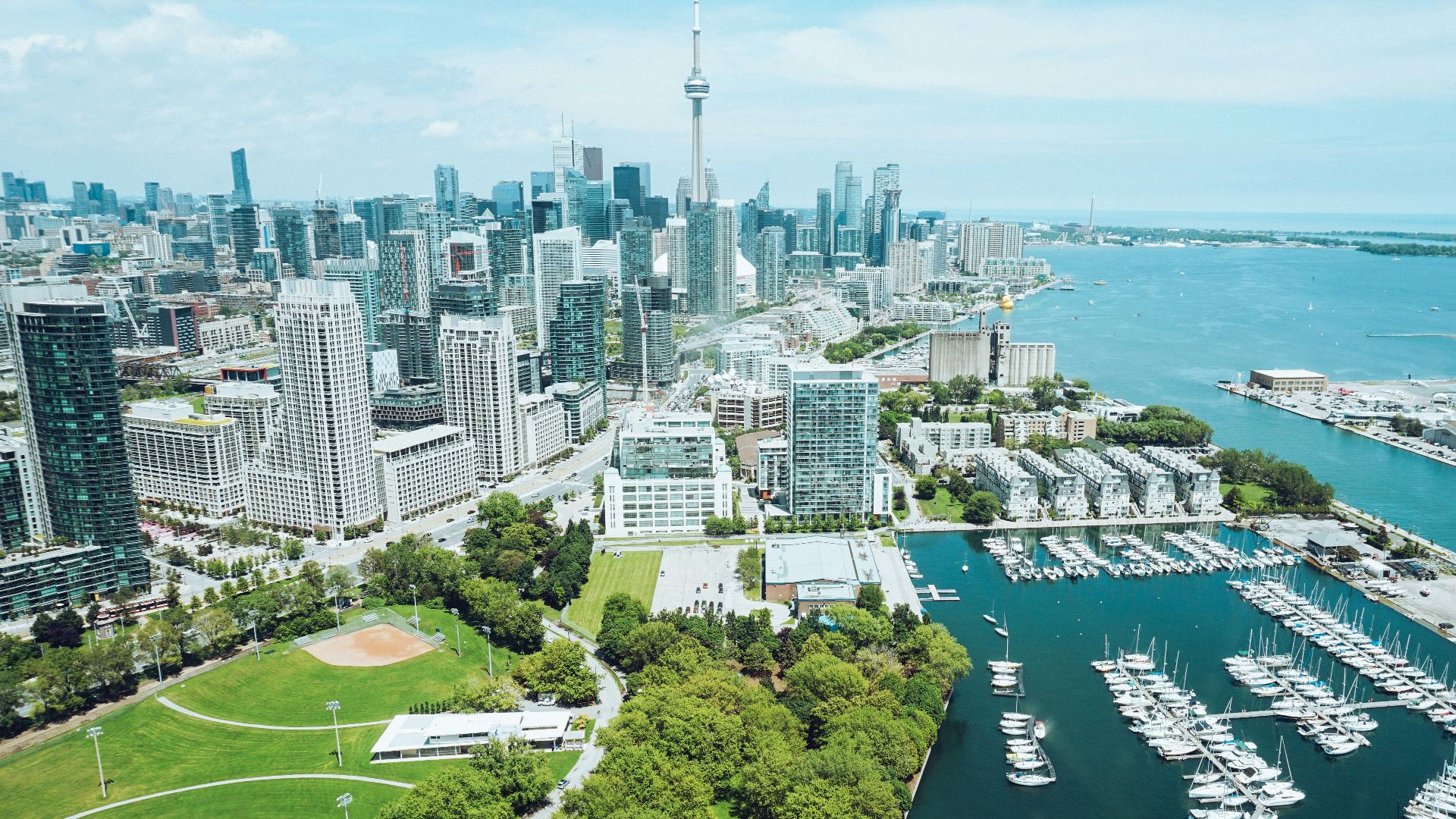 aerial view of city buildings during daytime