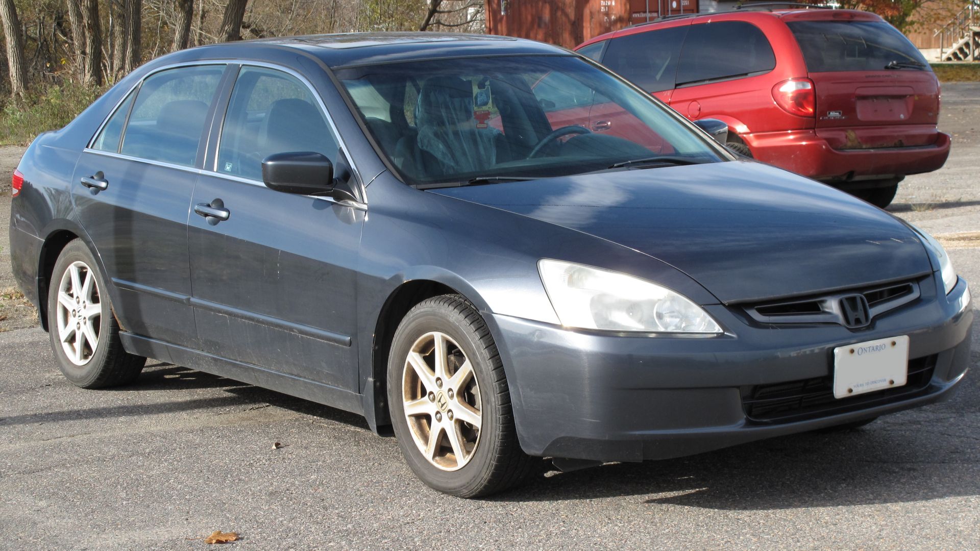 2003 Honda Accord EX V6 photographed in Sault Ste. Marie, Ontario, Canada