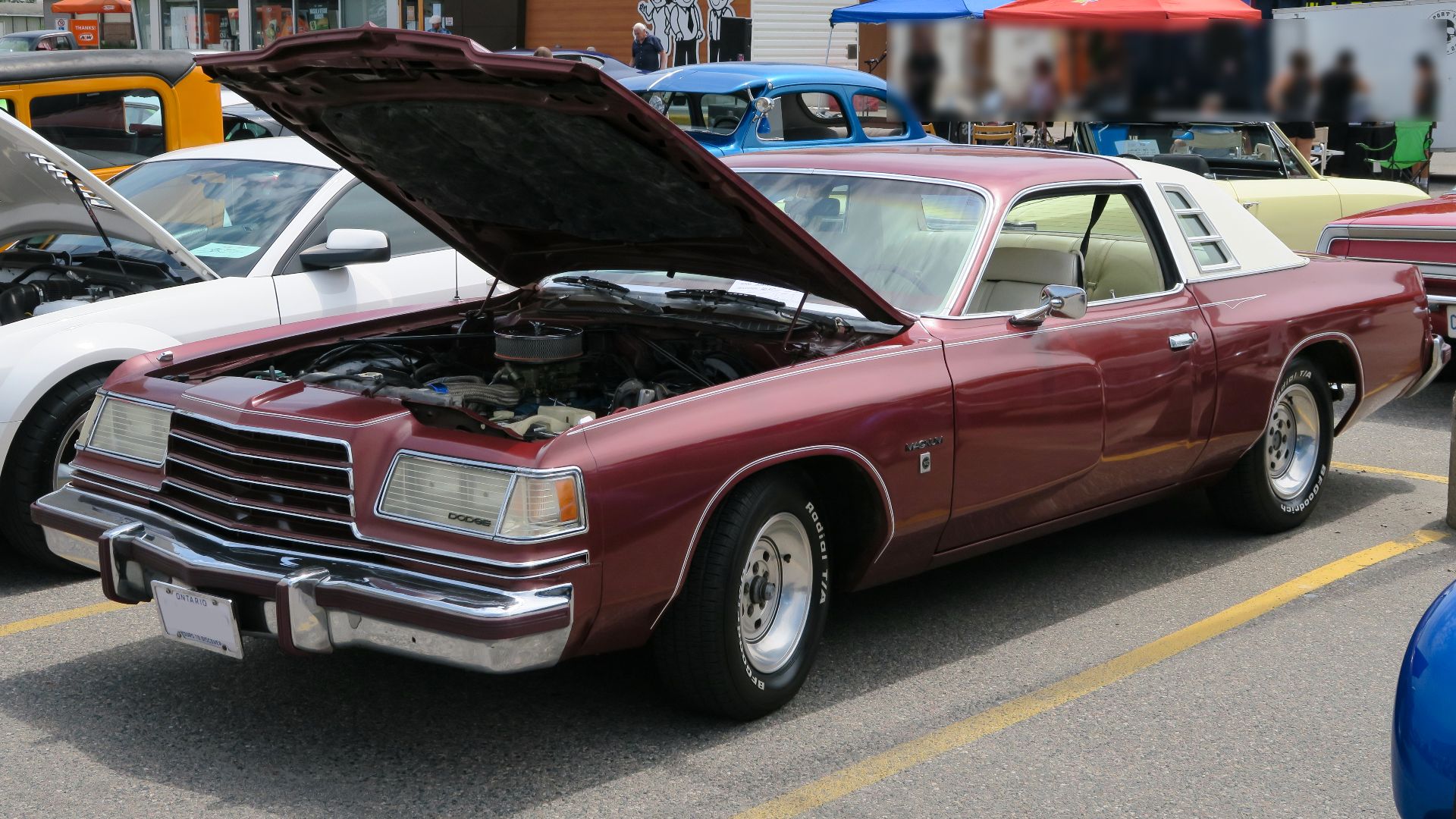 1978 Dodge Magnum XE photographed at the June 22, 2025 A&W Car & Bike Show in Sault Ste. Marie, Ontario, Canada.