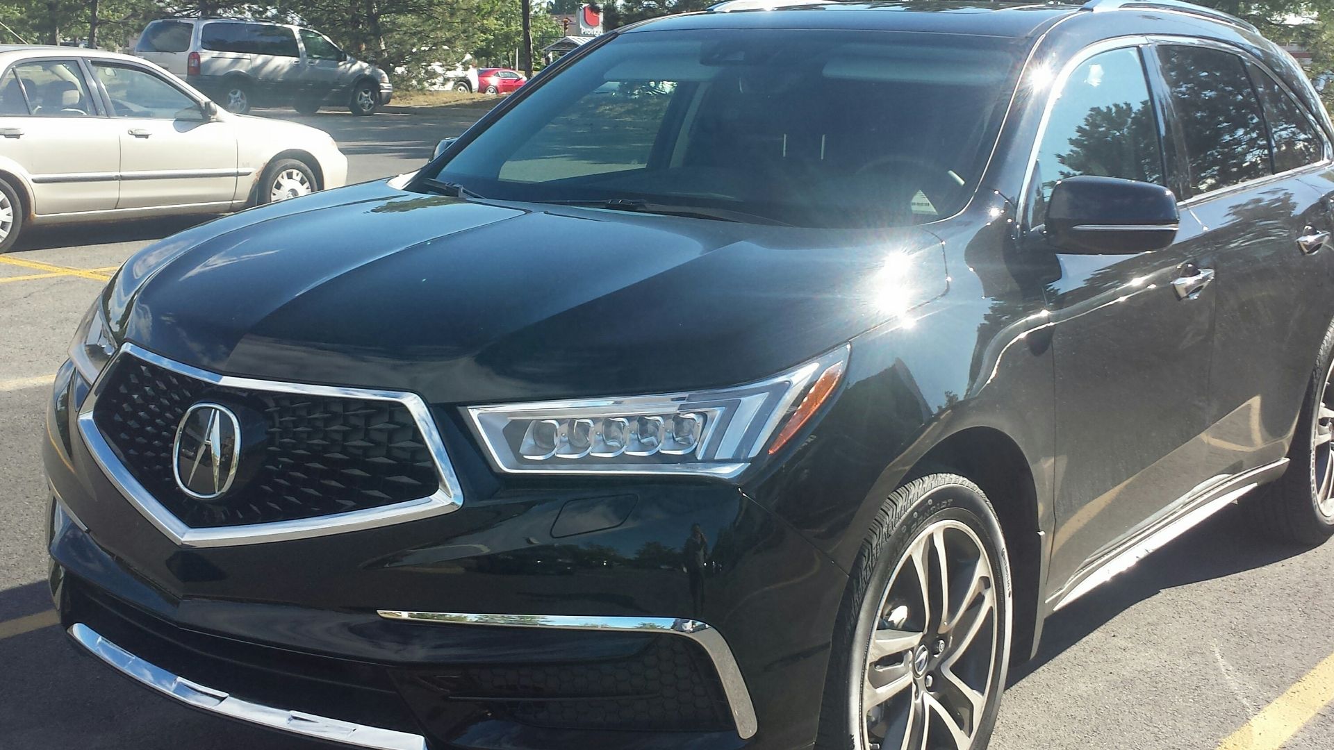 2017 Acura MDX photographed in Montreal, Quebec, Canada.