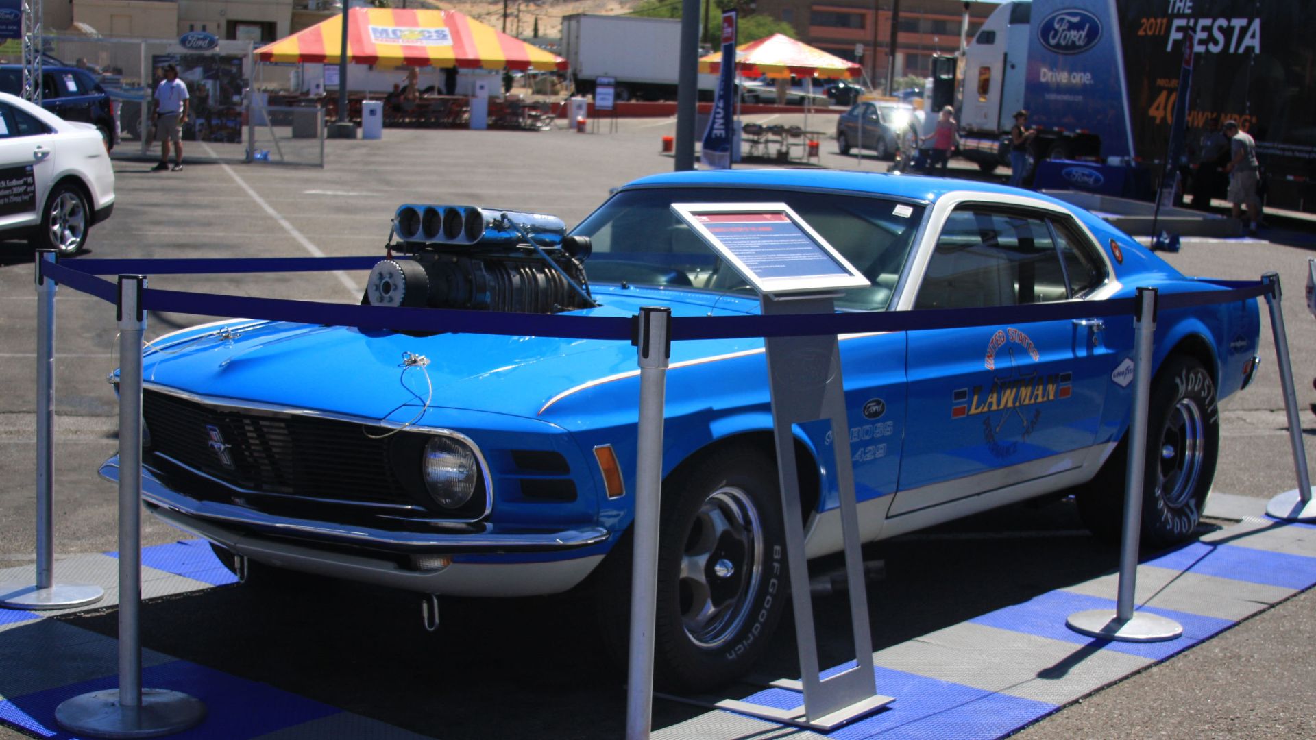 Former wrestling champion and actor Bill Goldberg's 1970 Ford Lawman