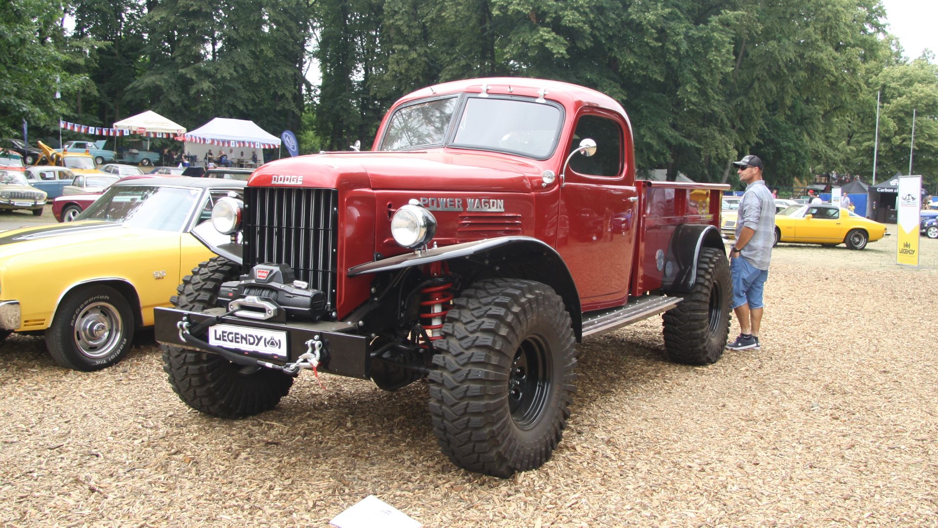 Dodge Power Wagon at Legendy 2018 in Prague.