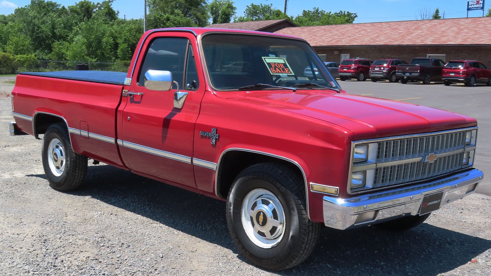 1982 Chevrolet C20 Silverado Camper Special regular cab photographed in New Castle, Pennsylvania. Finished in Red.