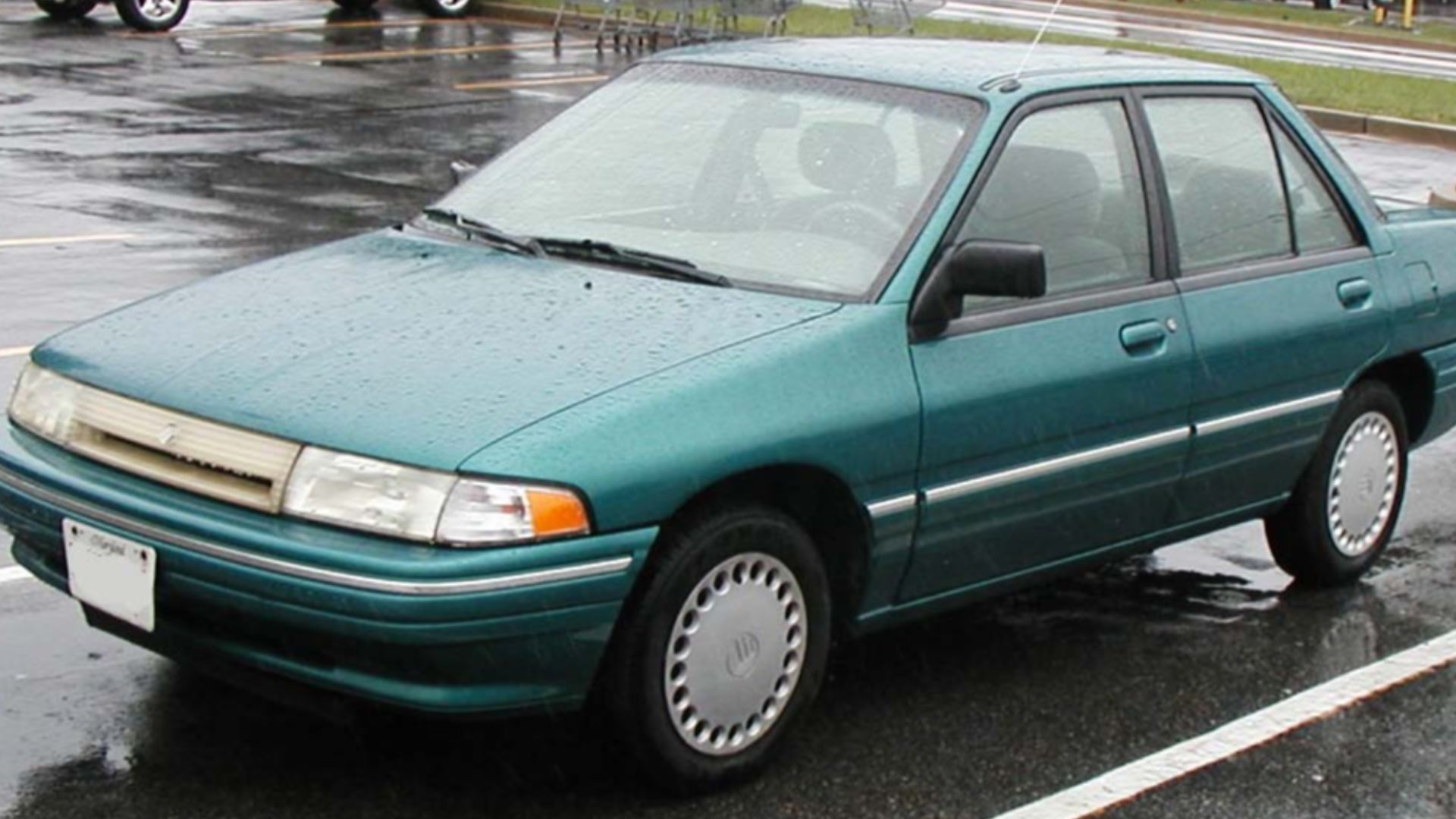 1991-1996 Mercury Tracer photographed in USA.