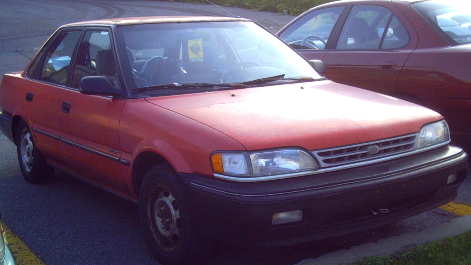 1990 Geo Prizm photographed in Pointe-Claire, Quebec, Canada.