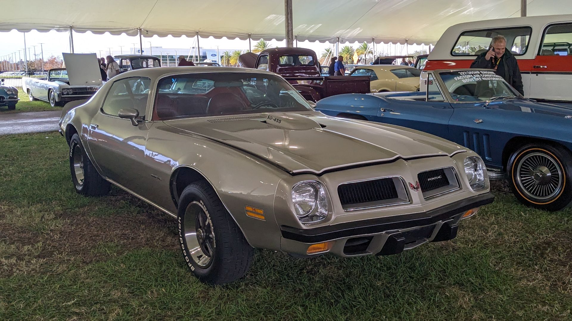 a 1974 Pontiac Firebird Formula Super Duty at Mecum Auctions' Kissimmee 2024 Auction