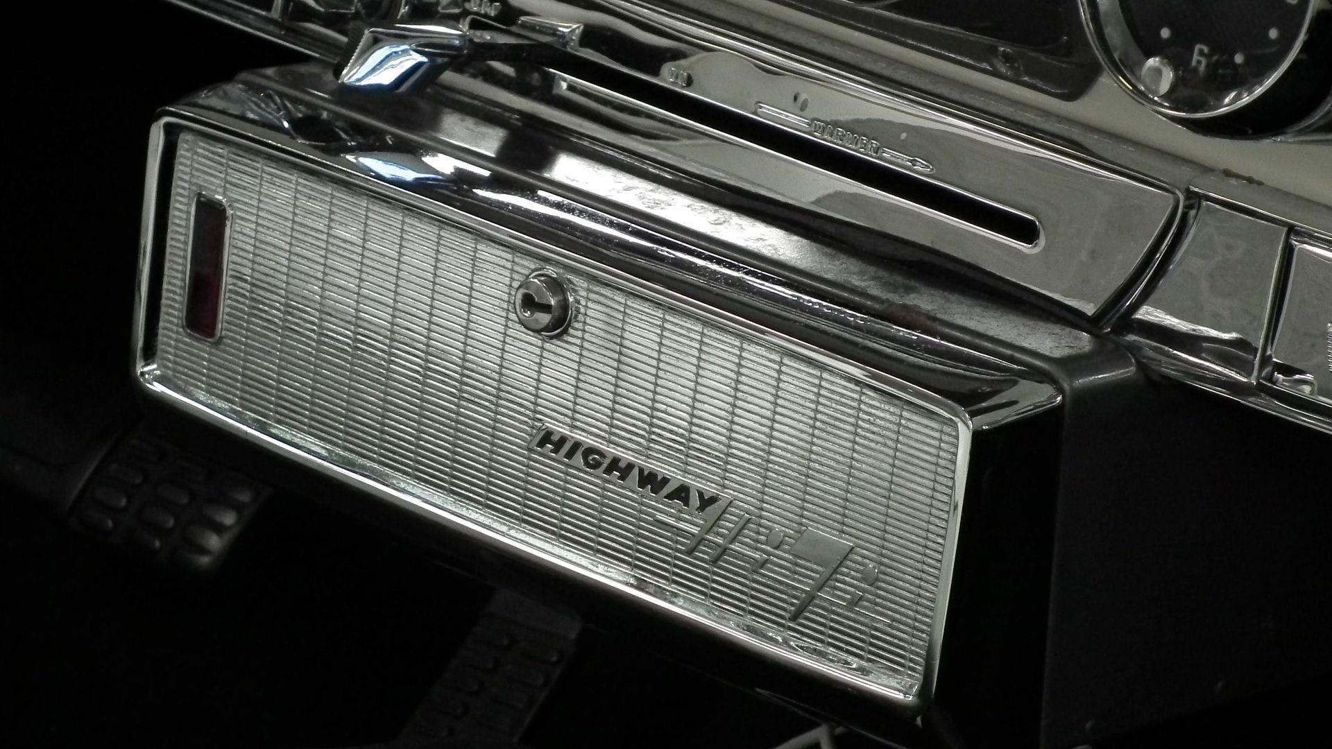 1958 DeSoto Firesweep convertible Highway HiFi record player. Taken at the 2011 New South Wales All Chrysler Day, held at Fairfield Showground, Prairiewood, Sydney.