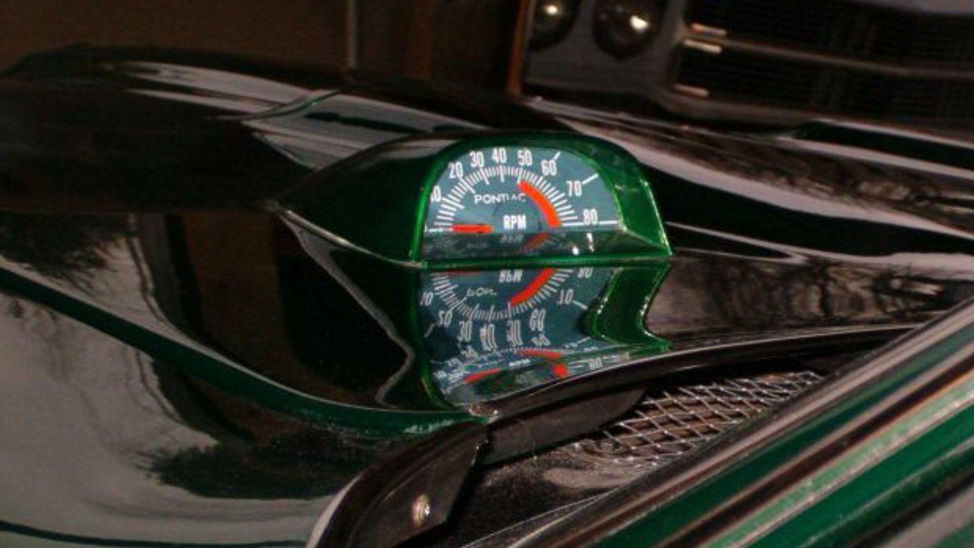 1968 GTO Hood-mounted Tach.