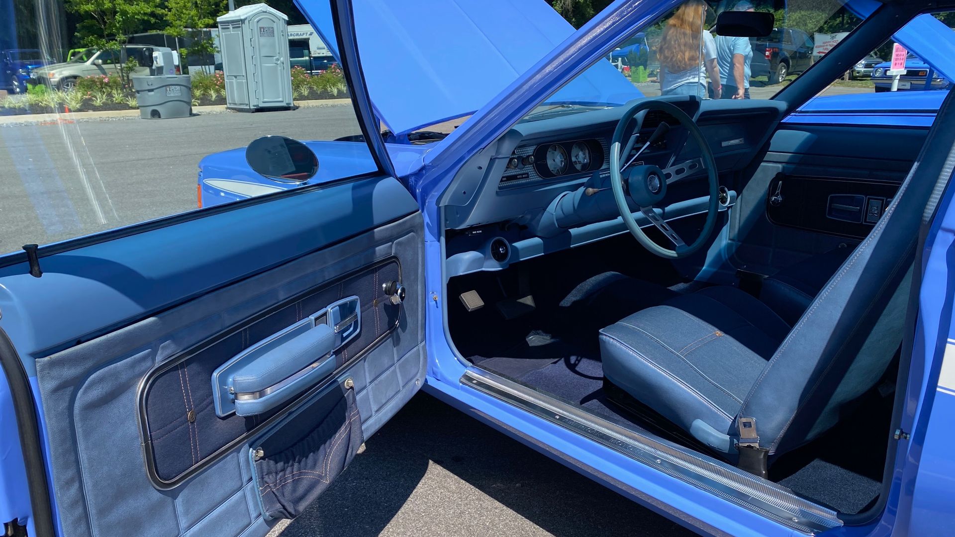 1973 AMC Gremlin X - with the optional Levi's trim package finished in