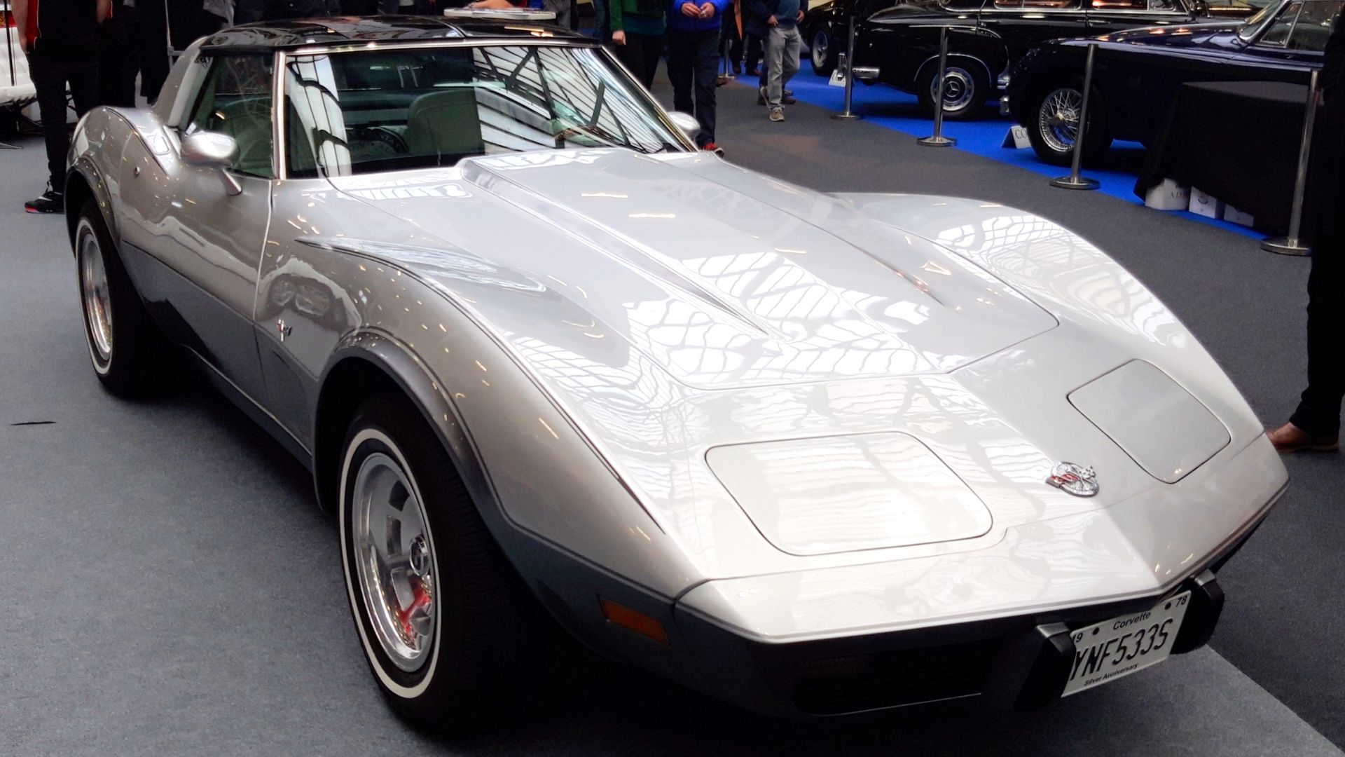 A 1978 Chevrolet Corvette C3 taken at the London Classic Car Show 2020.