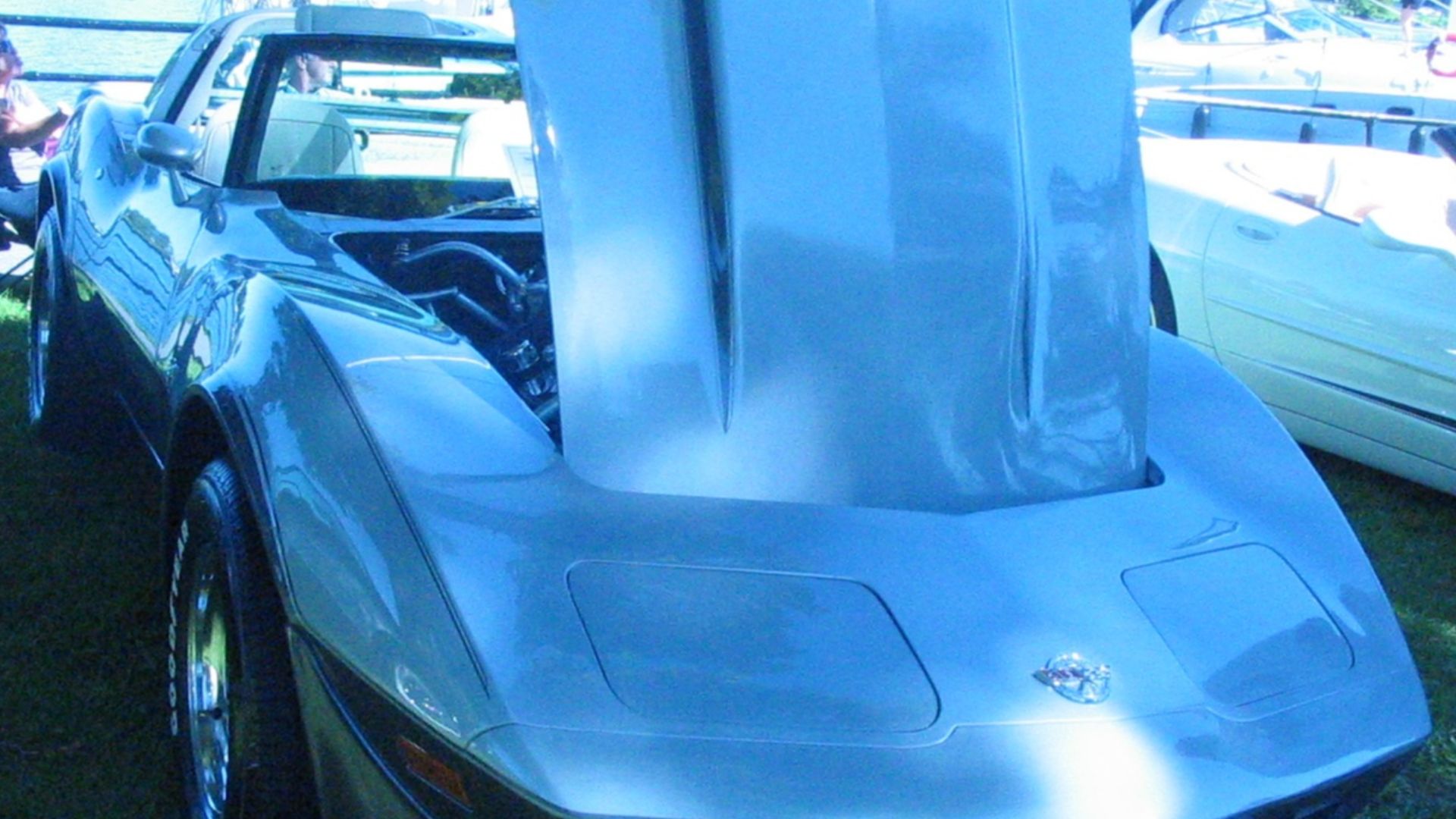 1978 Chevrolet Corvette photographed in Salaberry-De-Valleyfield, Quebec, Canada at Auto antique Salaberry-De-Valleyfield 2011.