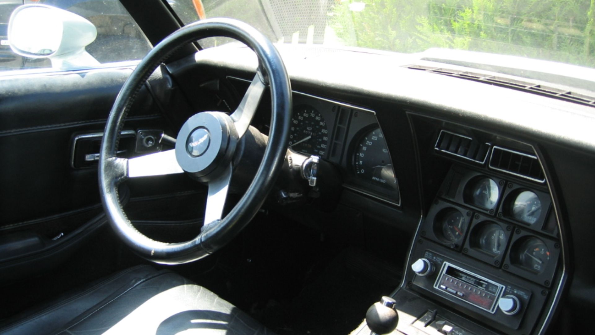 Dashboard of a 1979 Chevrolet Corvette