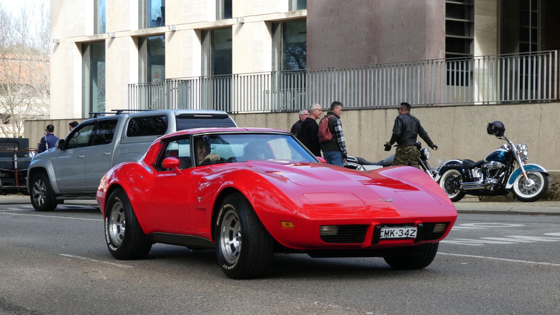A 1978 Chevrolet Corvette C3, seen at UWA Car Park 3 in Crawley.