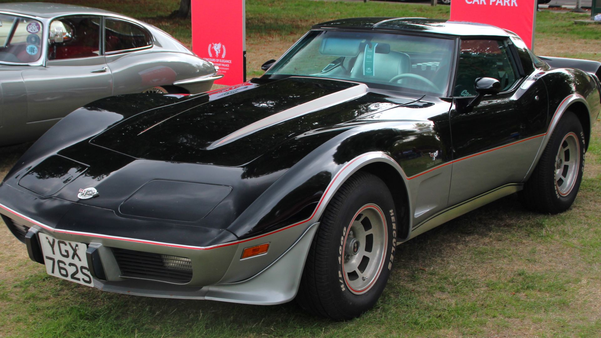 A Chevrolet Corvette C3 taken at Hampton Court Concours 2022.