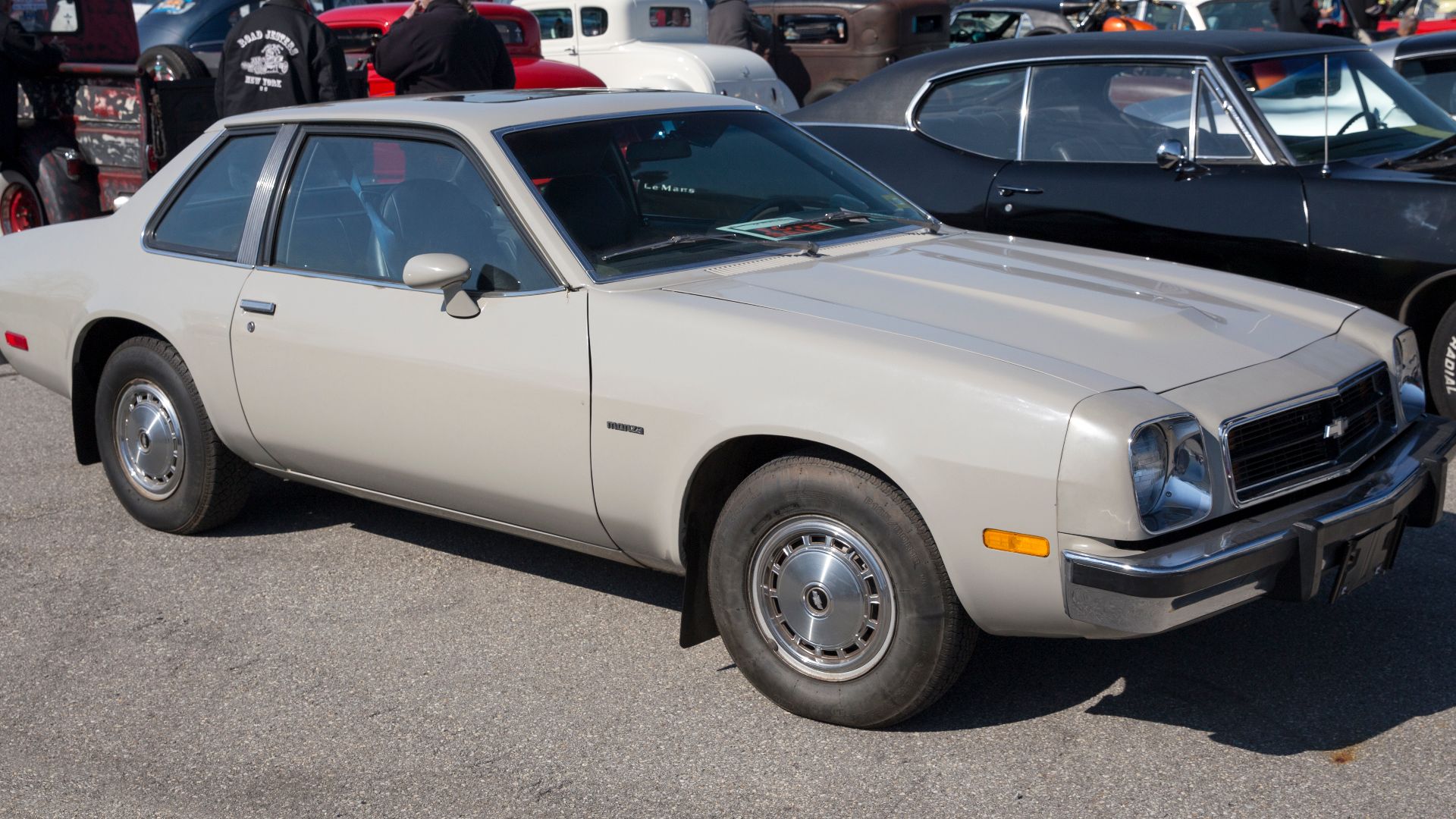 A 1978-1980 Chevrolet Monza Coupé at the Belmont Race Track.