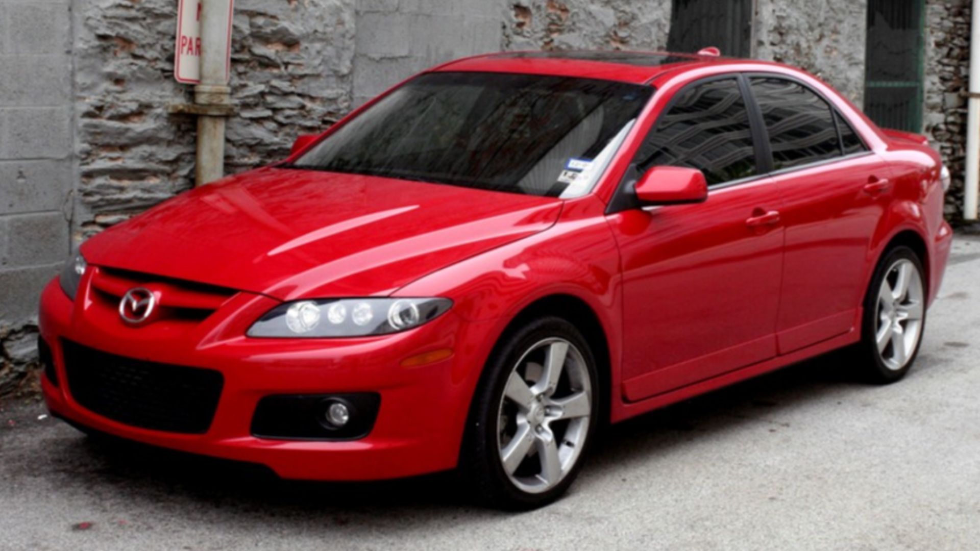 North American Mazda - Mazdaspeed6, shown here with the more-popular 18