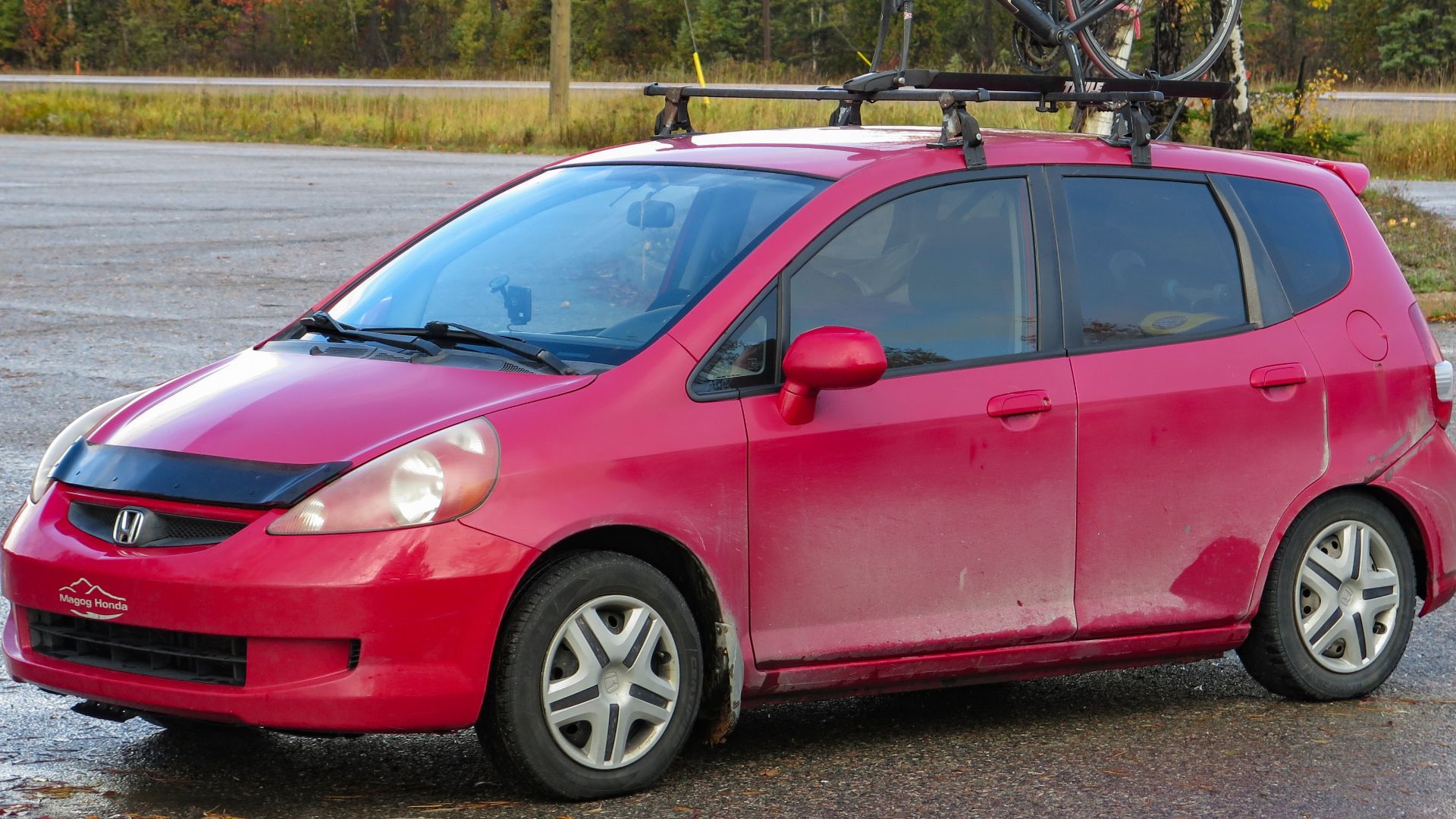 2007 Honda Fit LX photographed in Batchawana Bay, Ontario, Canada.