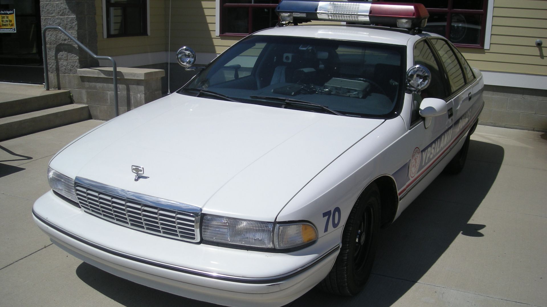 A 1991 Chevrolet Caprice 9C1 Police Package at the Ypsilanti Automotive Heritage Museum in Ypsilanti, Michigan (United States).