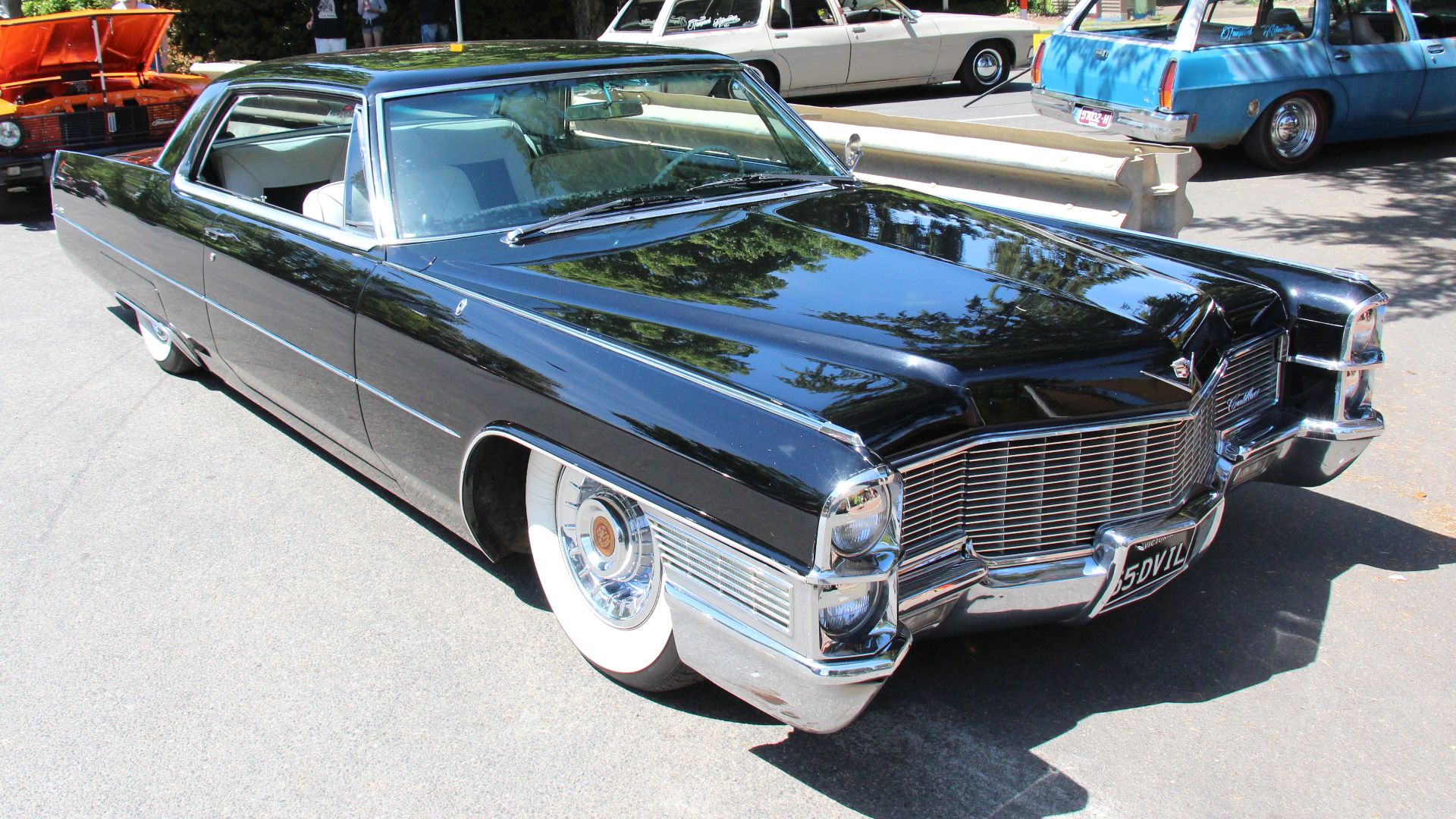The Cadillac Automobile Company was founded in 1903. In 1909 Cadillac was acquired by General Motors, GMs premier luxury car.
The Cadillac was redesigned in 1965, the tail fins were gone, it got sharp distinct body lines and headlight pairs switched from
