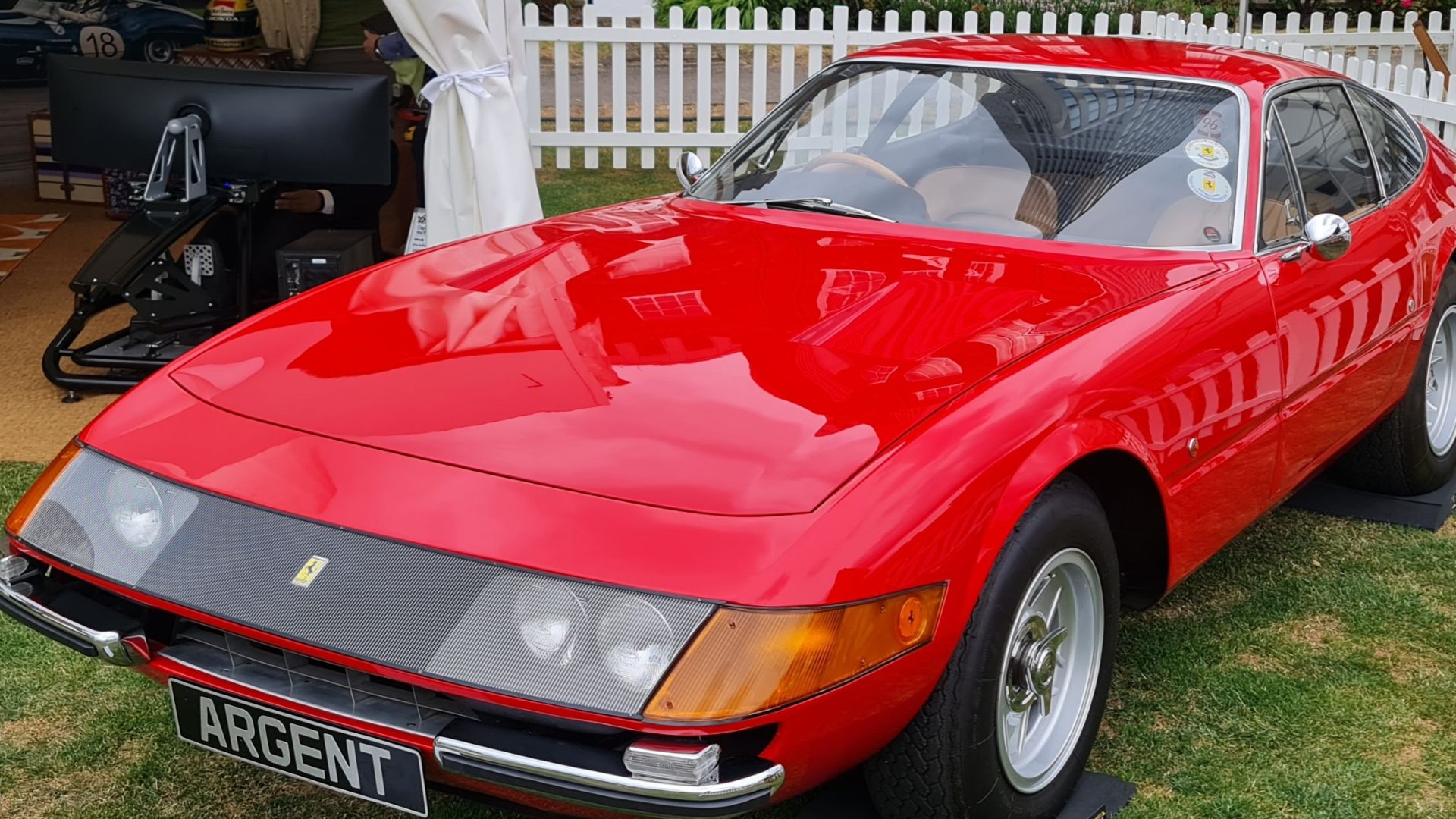 A Ferrari 365 GTB/4 Daytona s/n 13785 [1] taken at London Concours 2022.