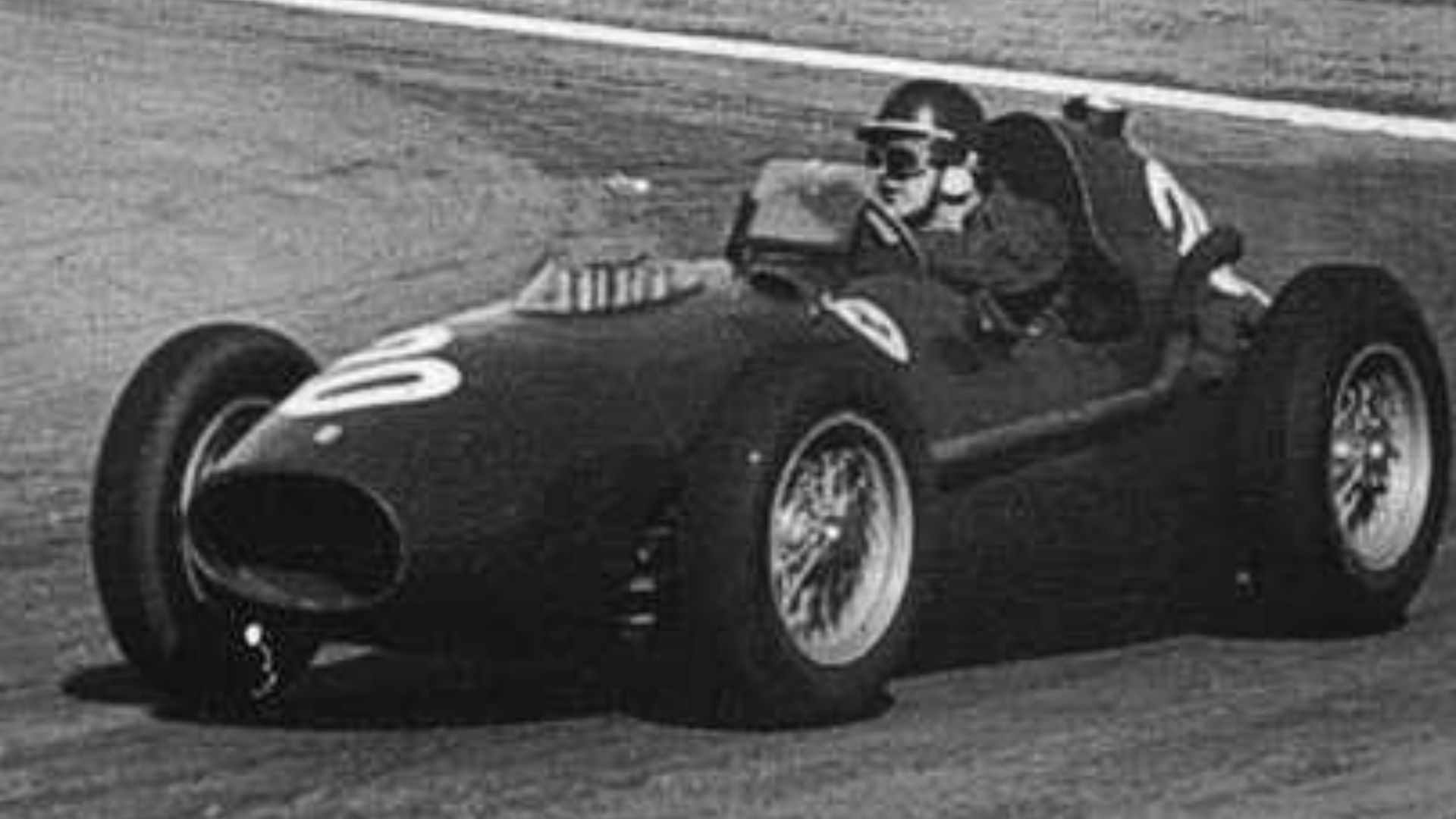 Mike Hawthorn drove his Ferrari at the 1958 Argentine Grand Prix, from italian wikipedia