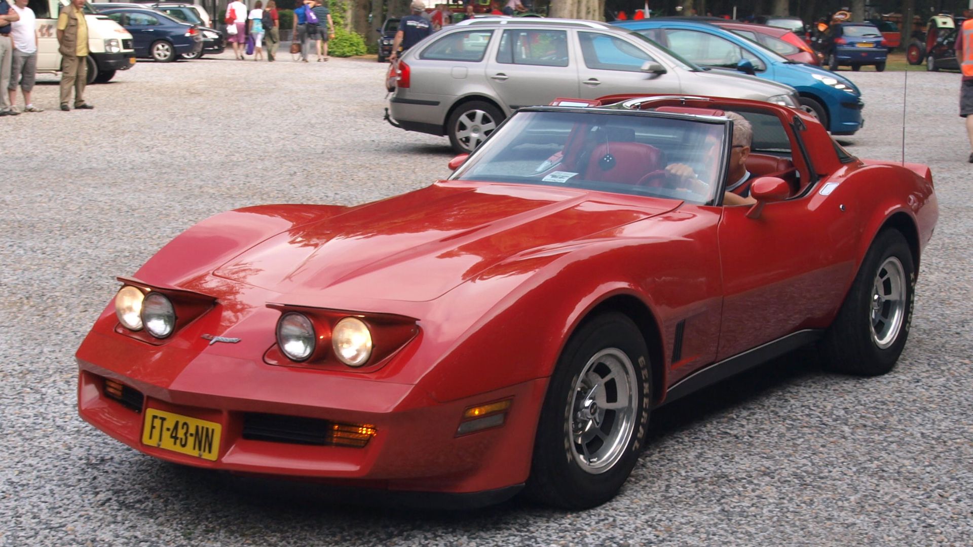 A 1981 Chevrolet Corvette, first registered in December 1980