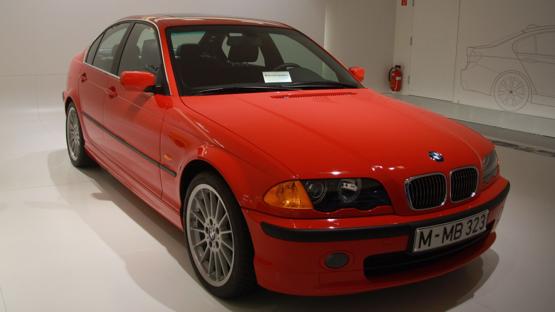 BMW 323i in BMW-Museum in Munich, Bayern.