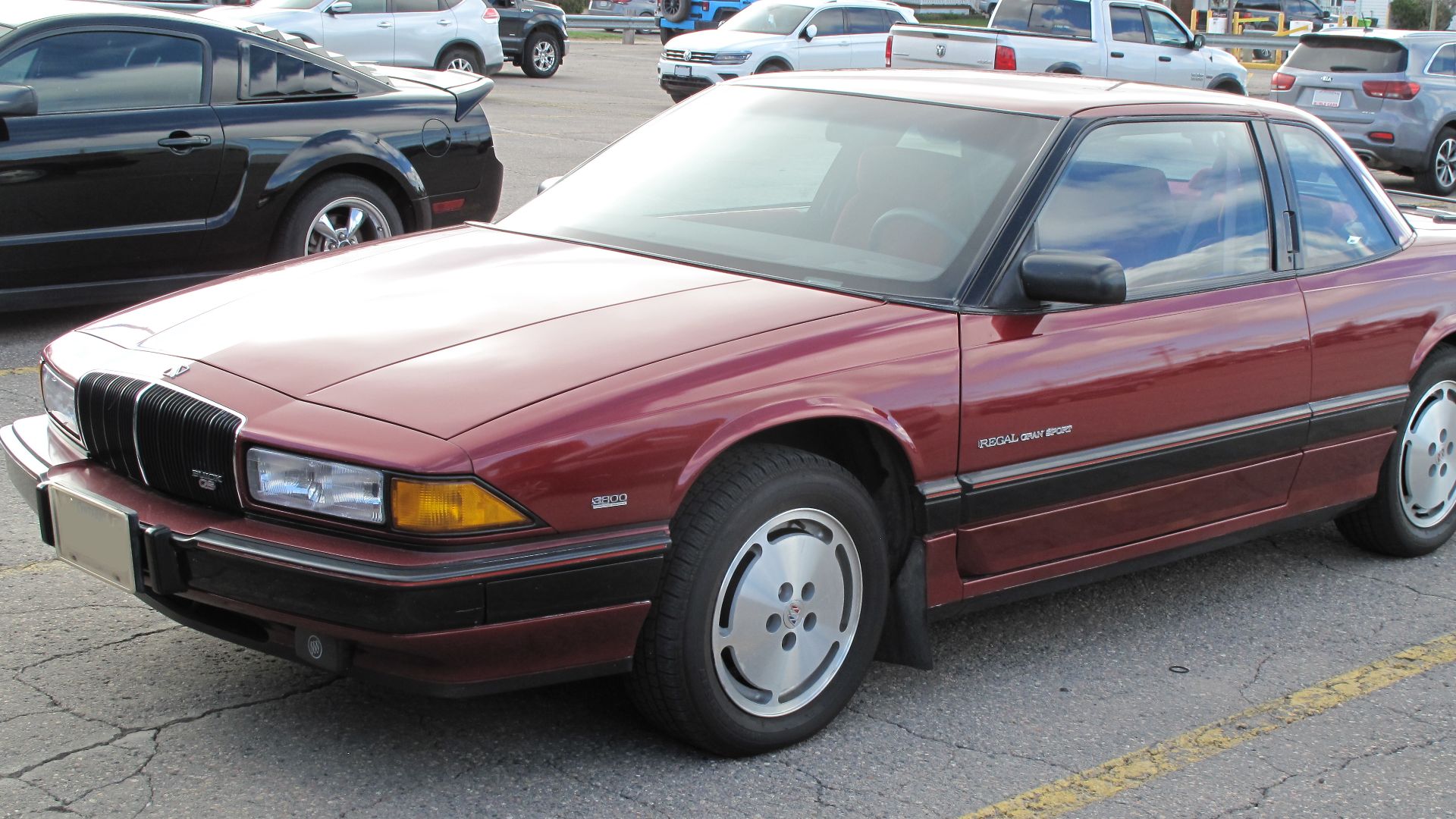 1990 Buick Regal Gran Sport photographed in Sault Ste. Marie, Ontario, Canada.