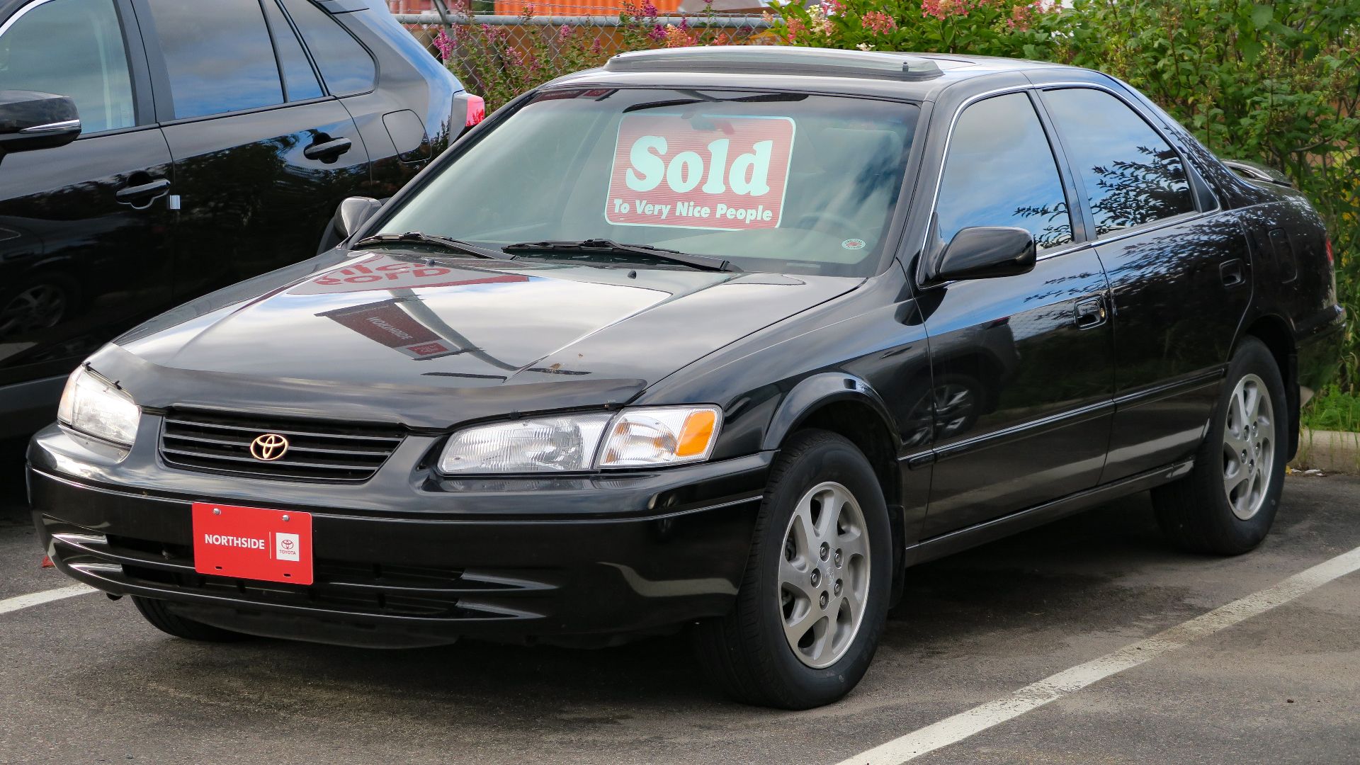 1997 Toyota Camry XLE V6 photographed in Sault Ste. Marie, Ontario, Canada.