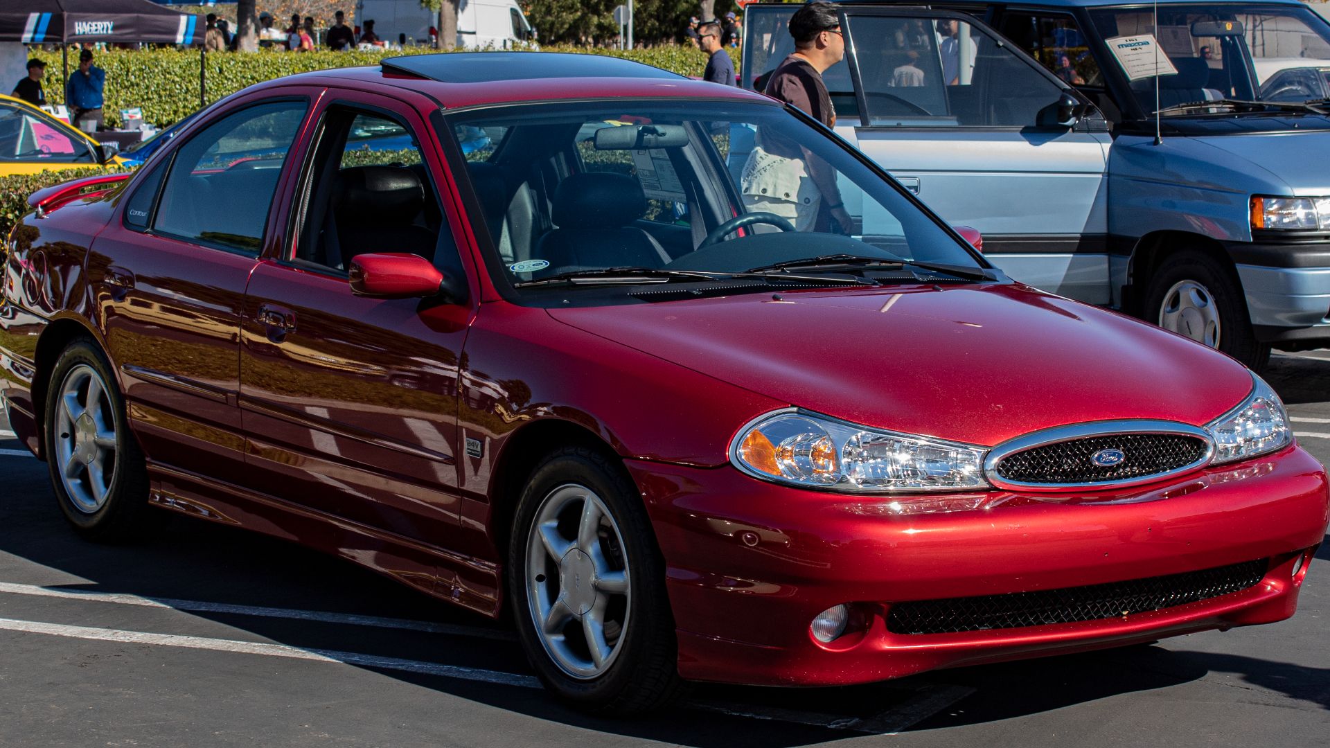 A 1998 Ford Contour SVT I photographed in Torrance, California