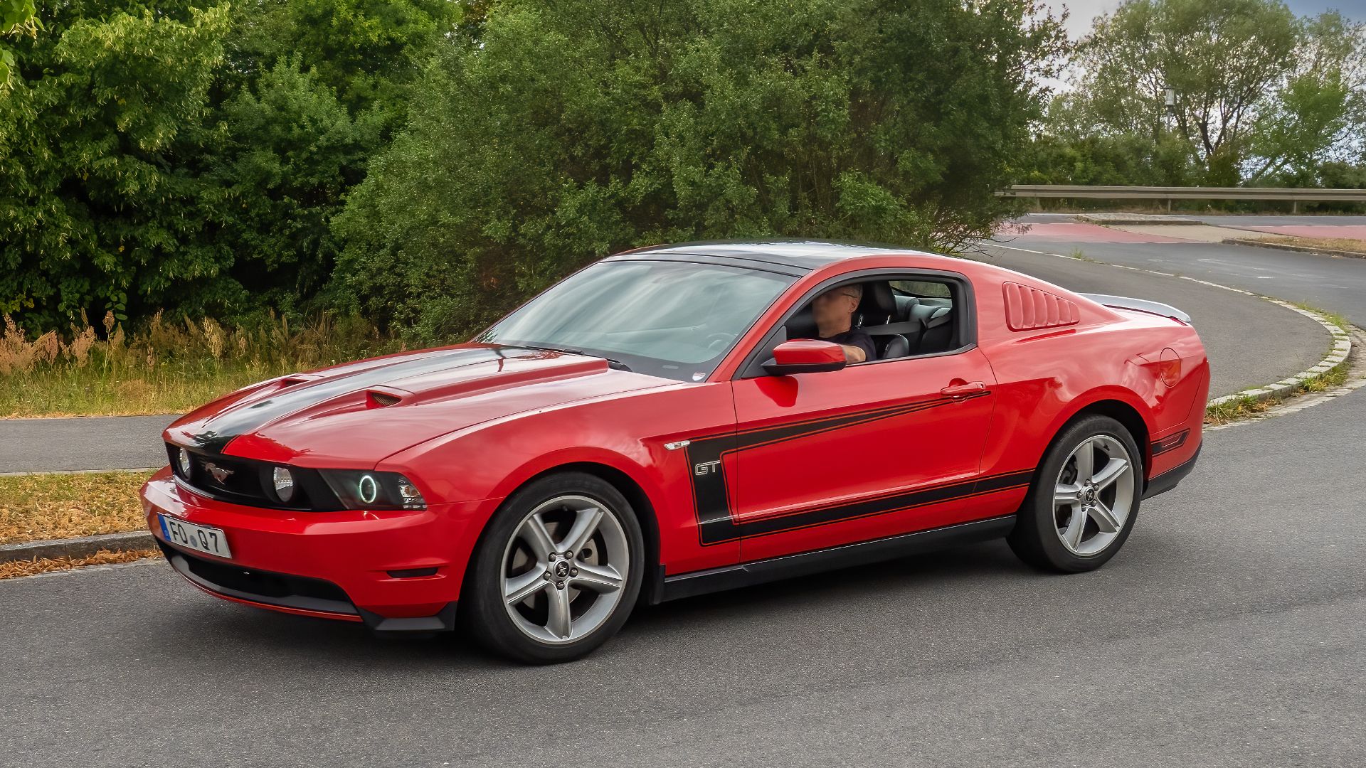 Ford Mustang (2010-2014) at the 4th Cars & Rhythm Hirschaid 2022