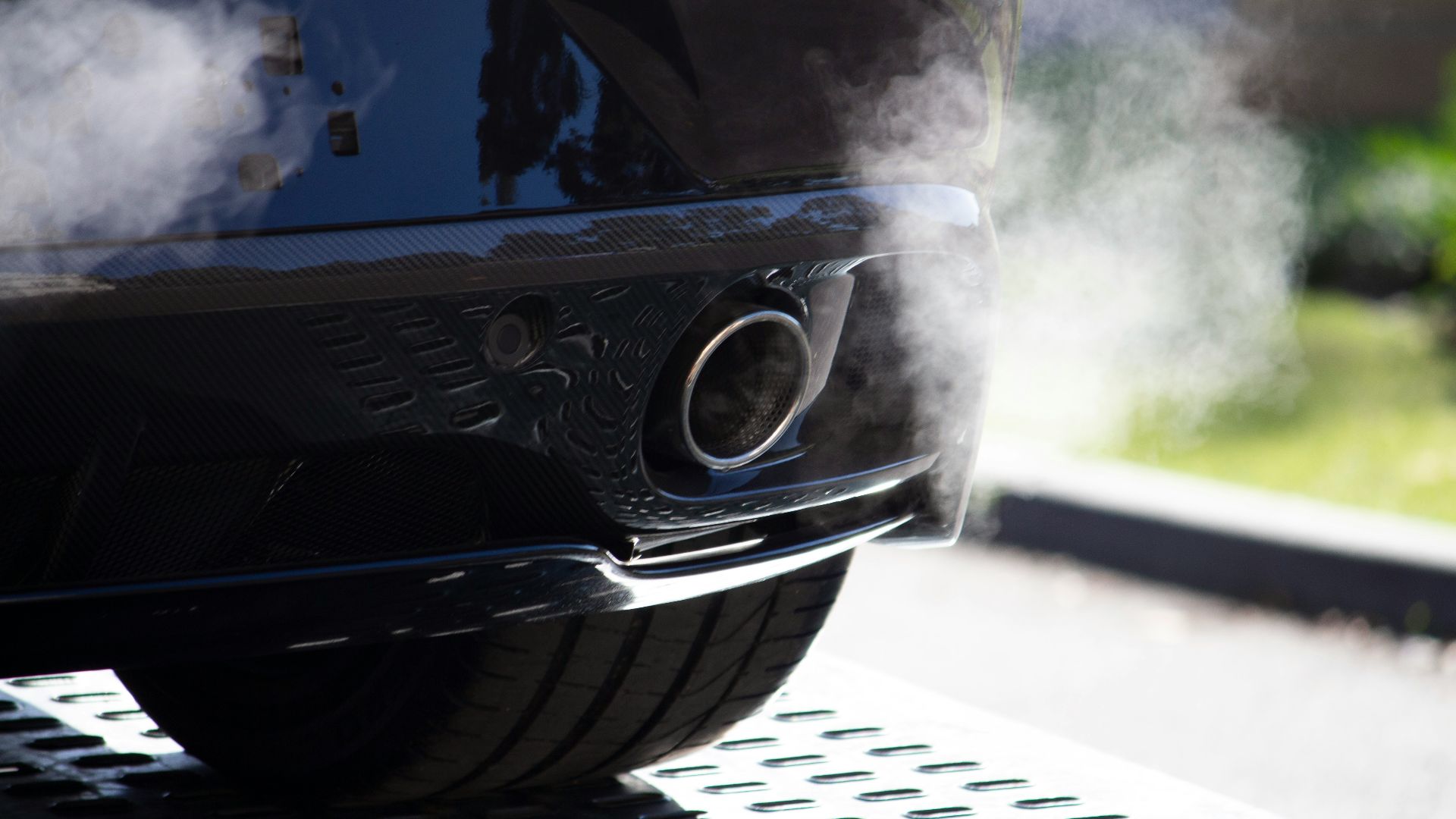black vehicle